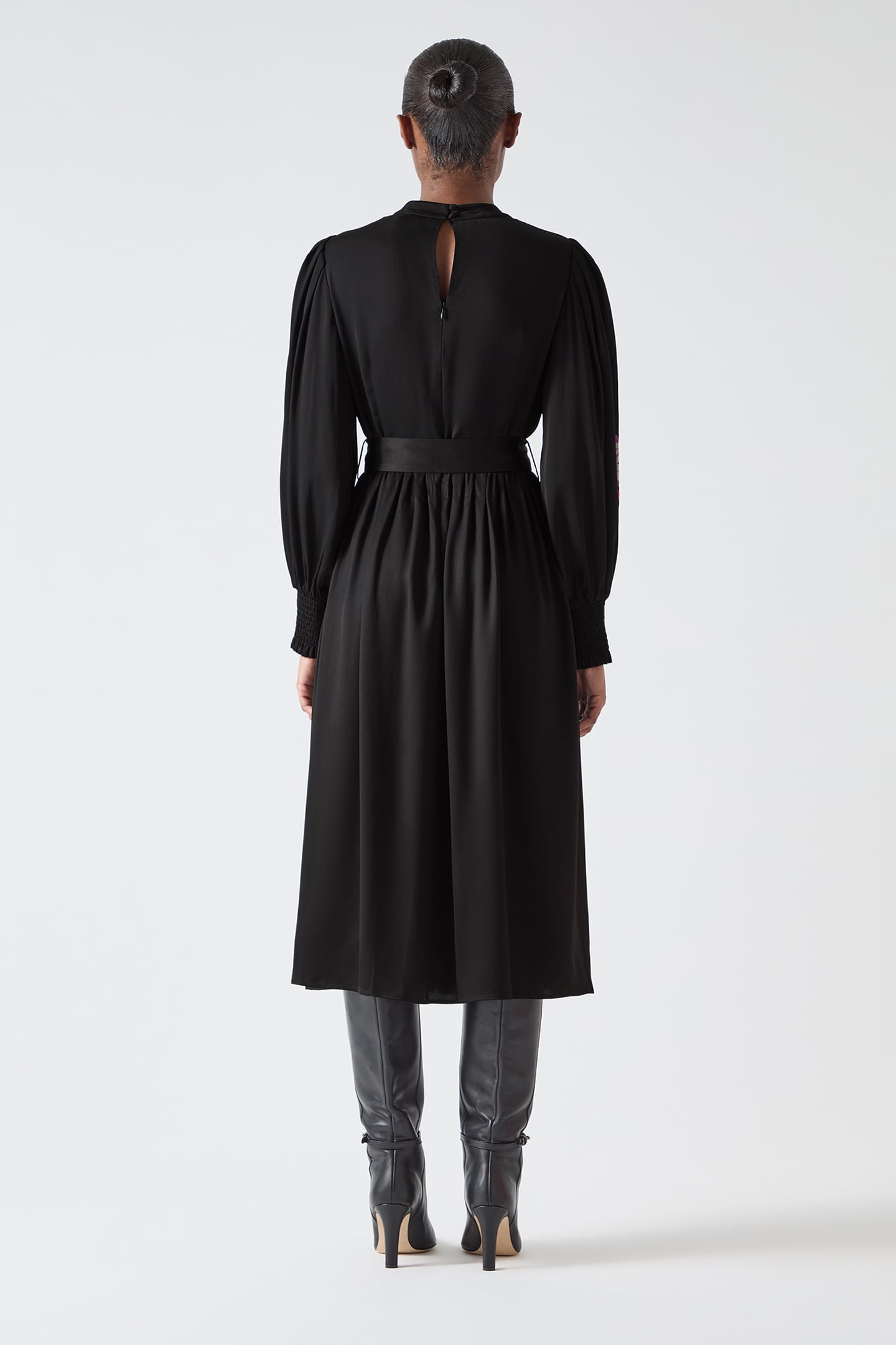 DR FLEUR MOTIF DRESS BLACK 3