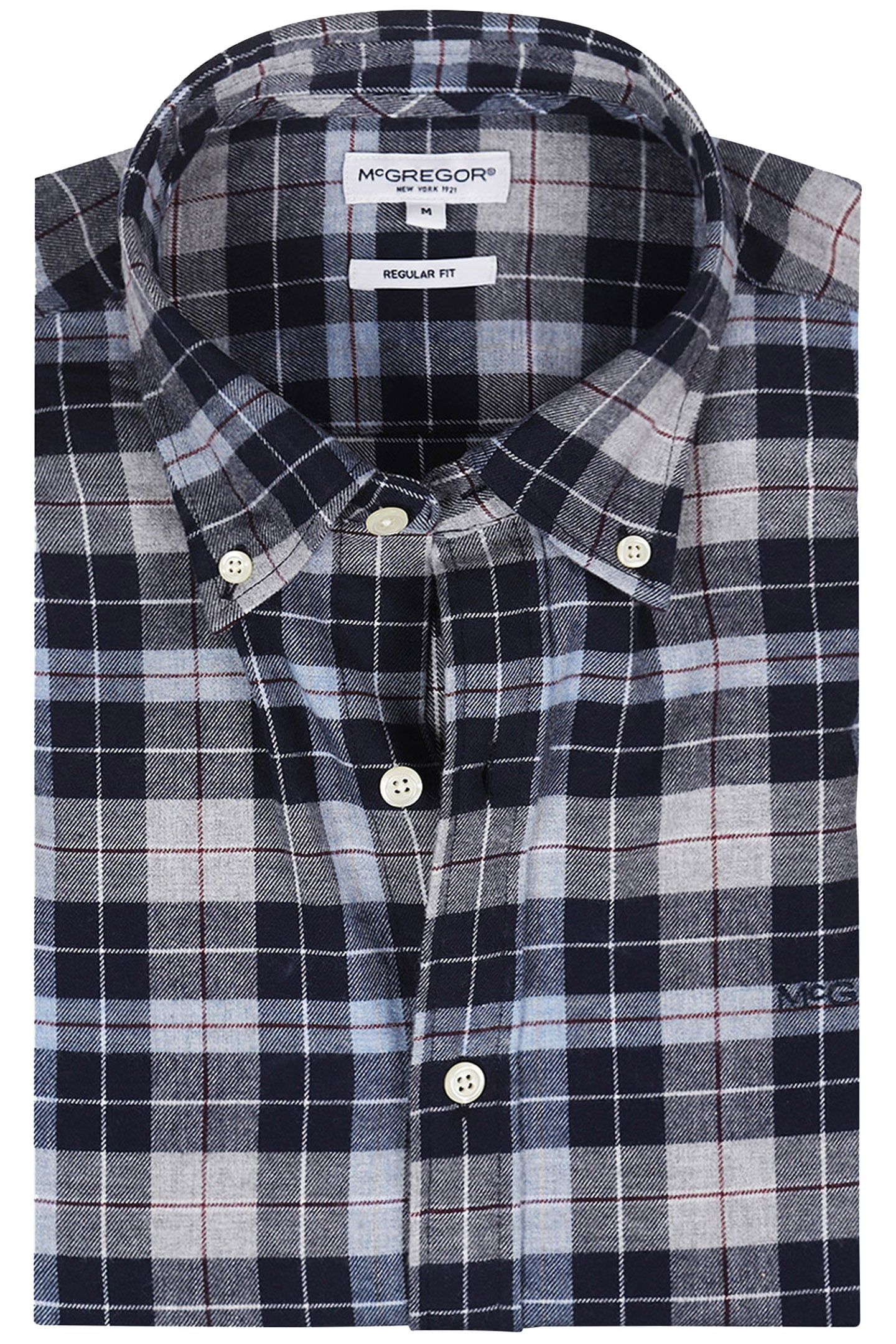 FLANNEL CHECK SHIRT LIGHT BLUE 6
