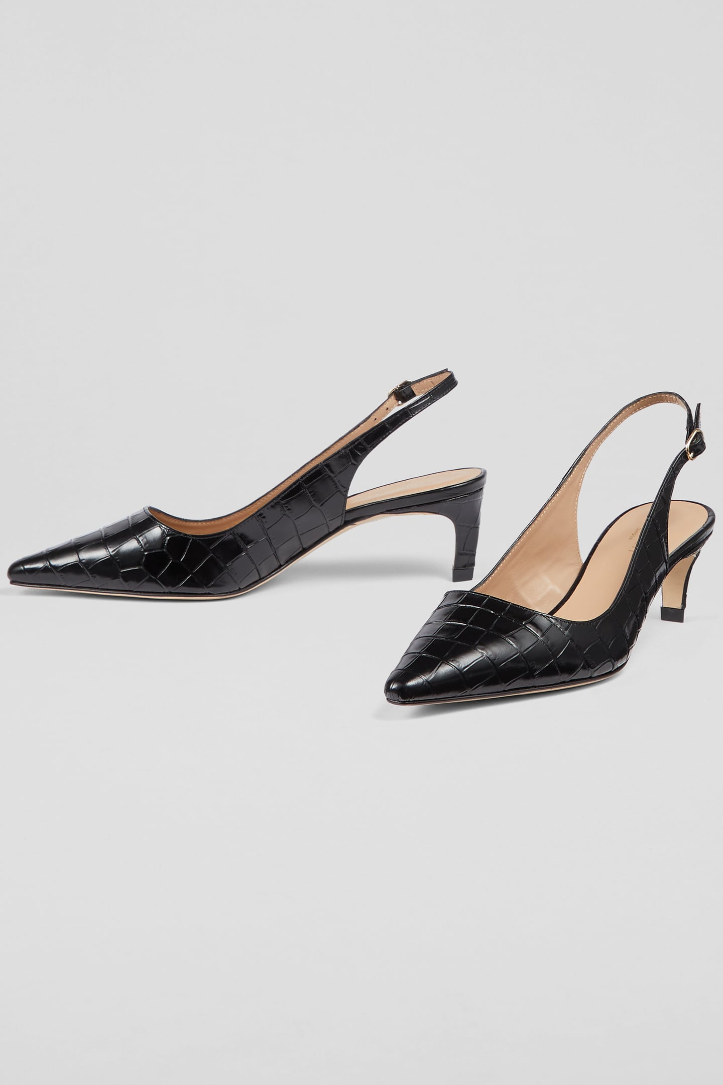 OC ALYSSA LOW HEEL SLING BLACK 4
