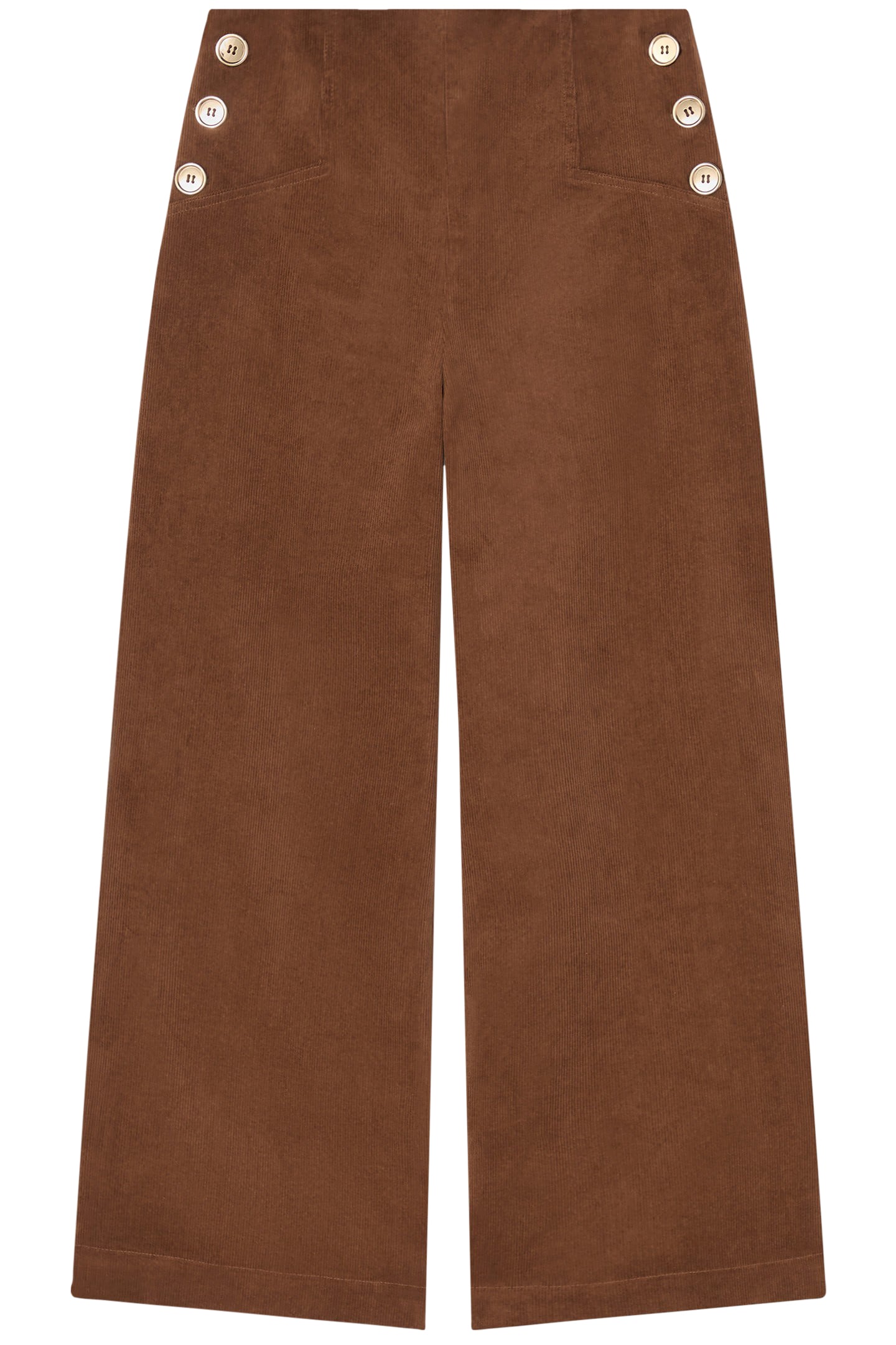 TR HANS CORD TROUSER CHOCOLATE 3