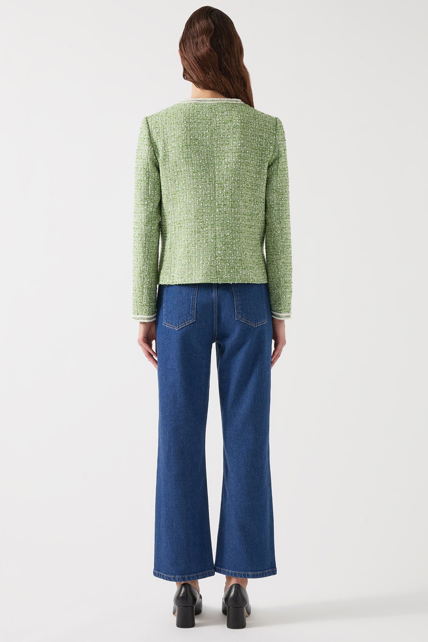 JK CHARLIE TWEED JACKET GREEN 3
