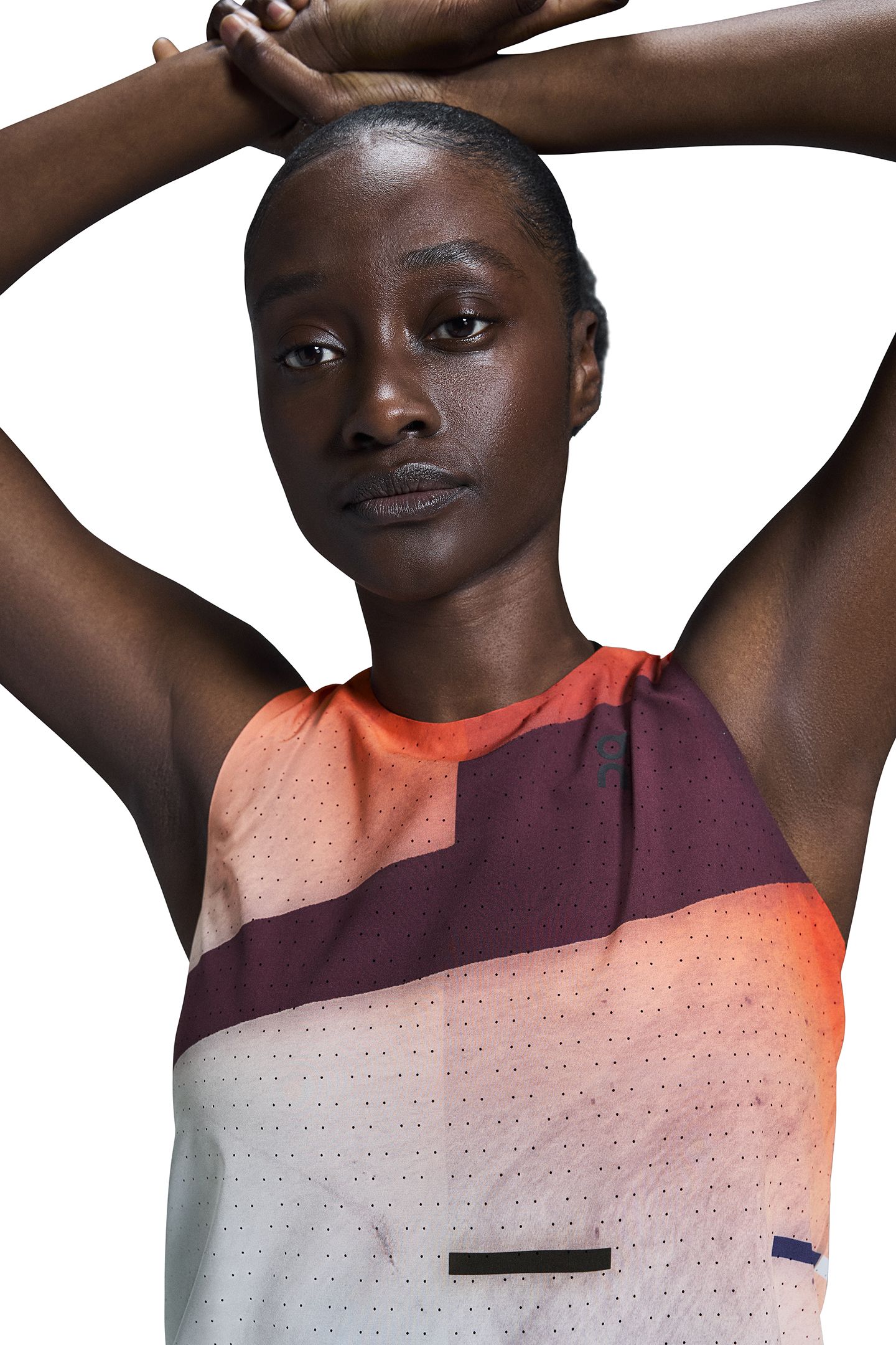 RACE SINGLET FLAME | WHITE 5