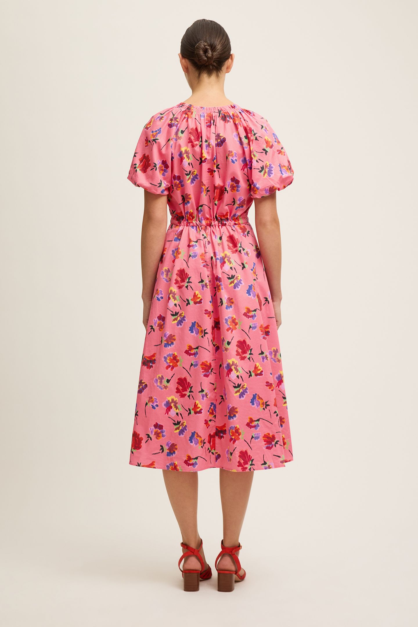 DR BRIGITTE IKAT DRESS PINK 3