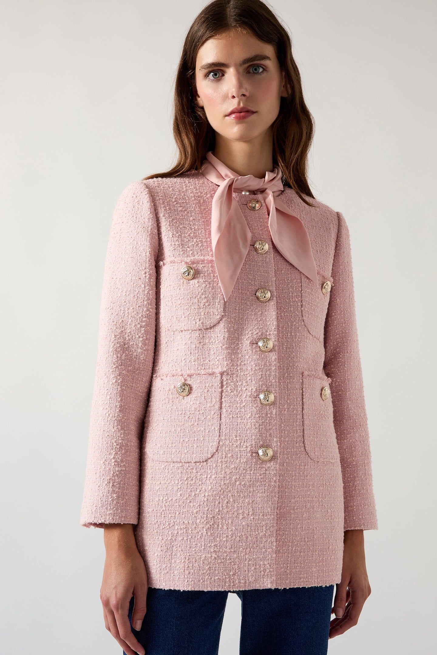 JK ROSIE TWEED JACKET LIGHT PINK | Online Outlet | Otrium