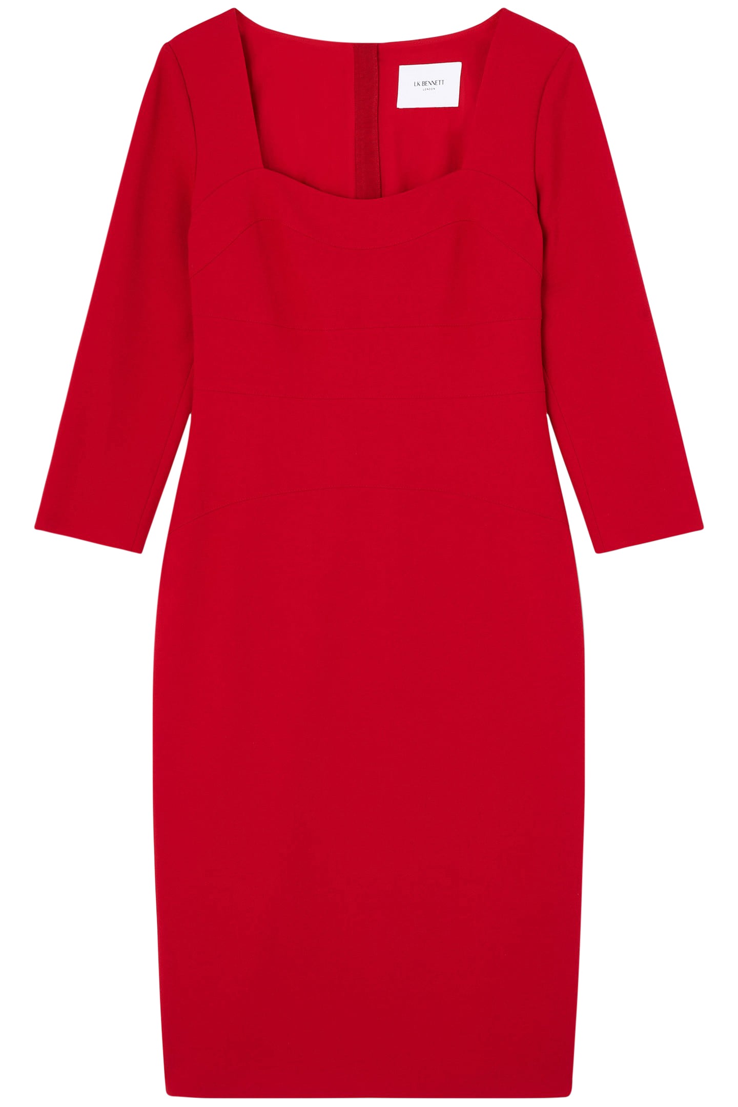 DR ALTYN CREPE DRESS RED 3