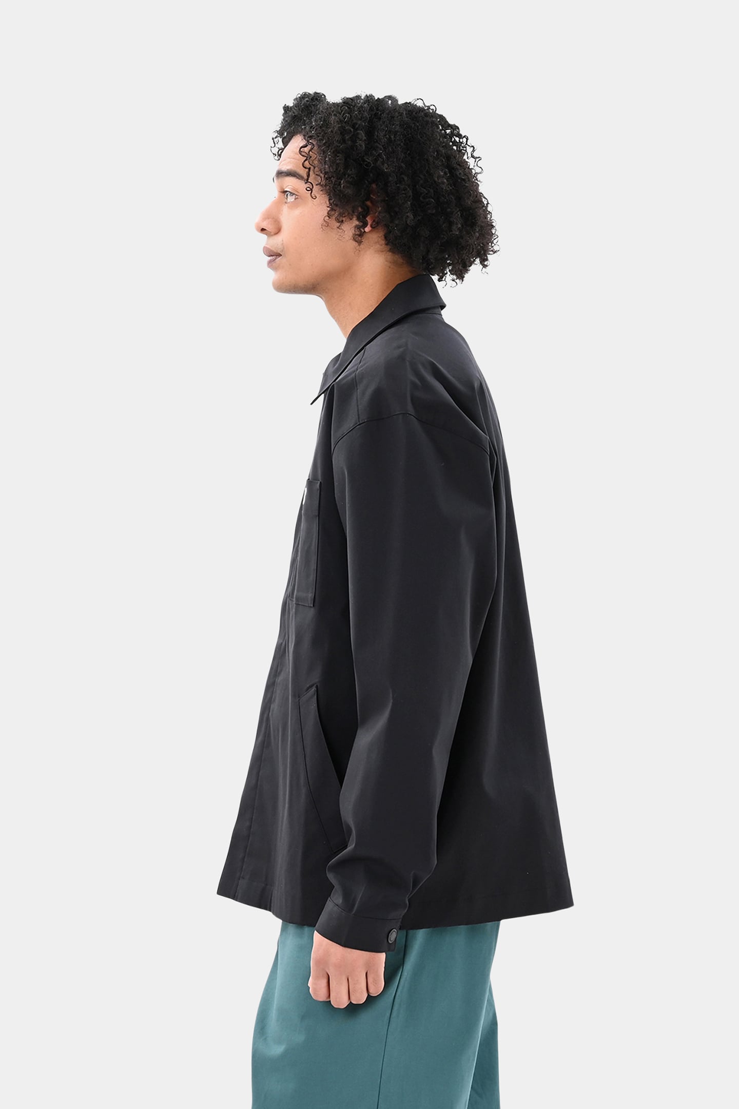 COACHES TWILL JACKET BLACK 3