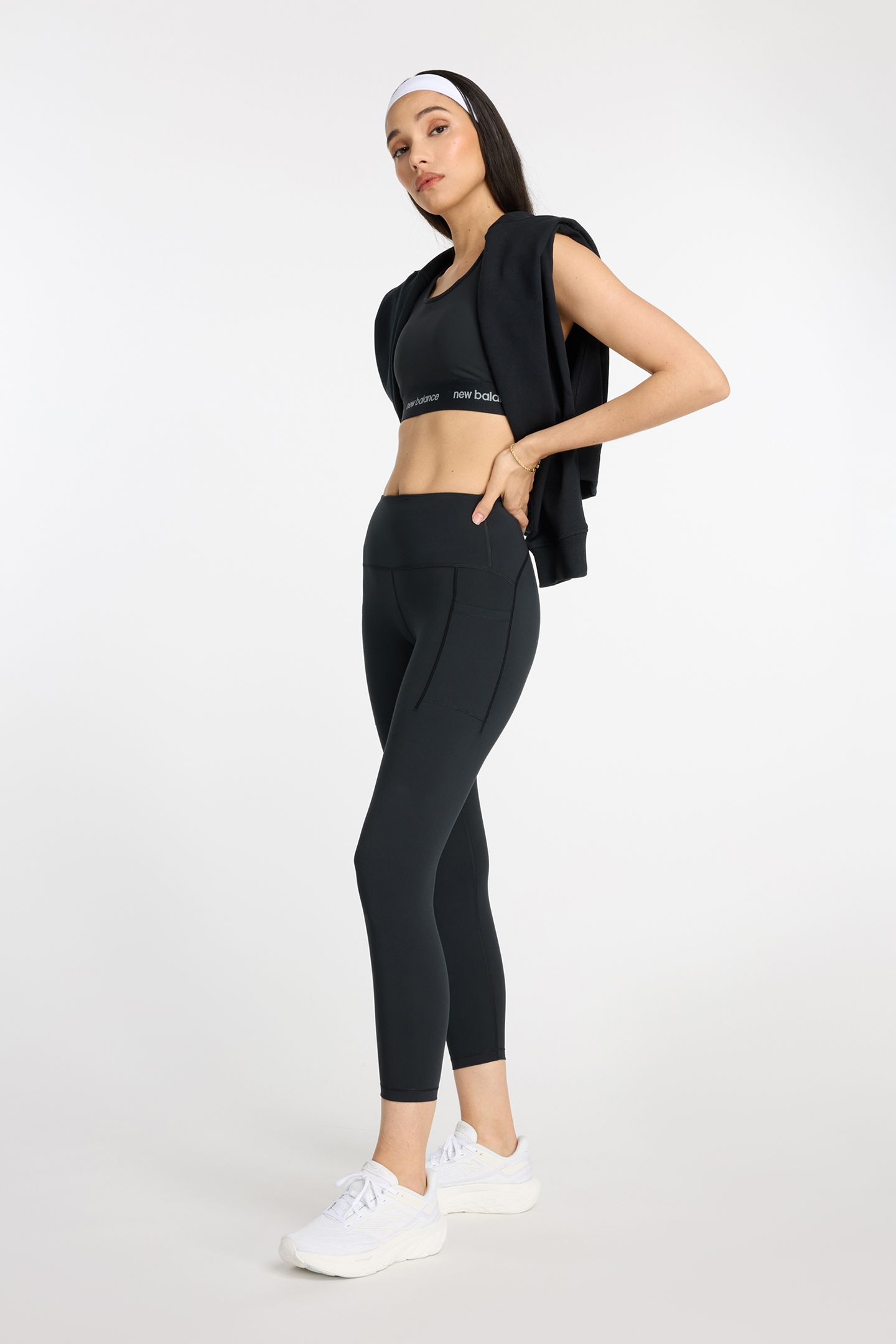 NB SLEEK POCKET HIGH RISE LEGGING BLACK 2