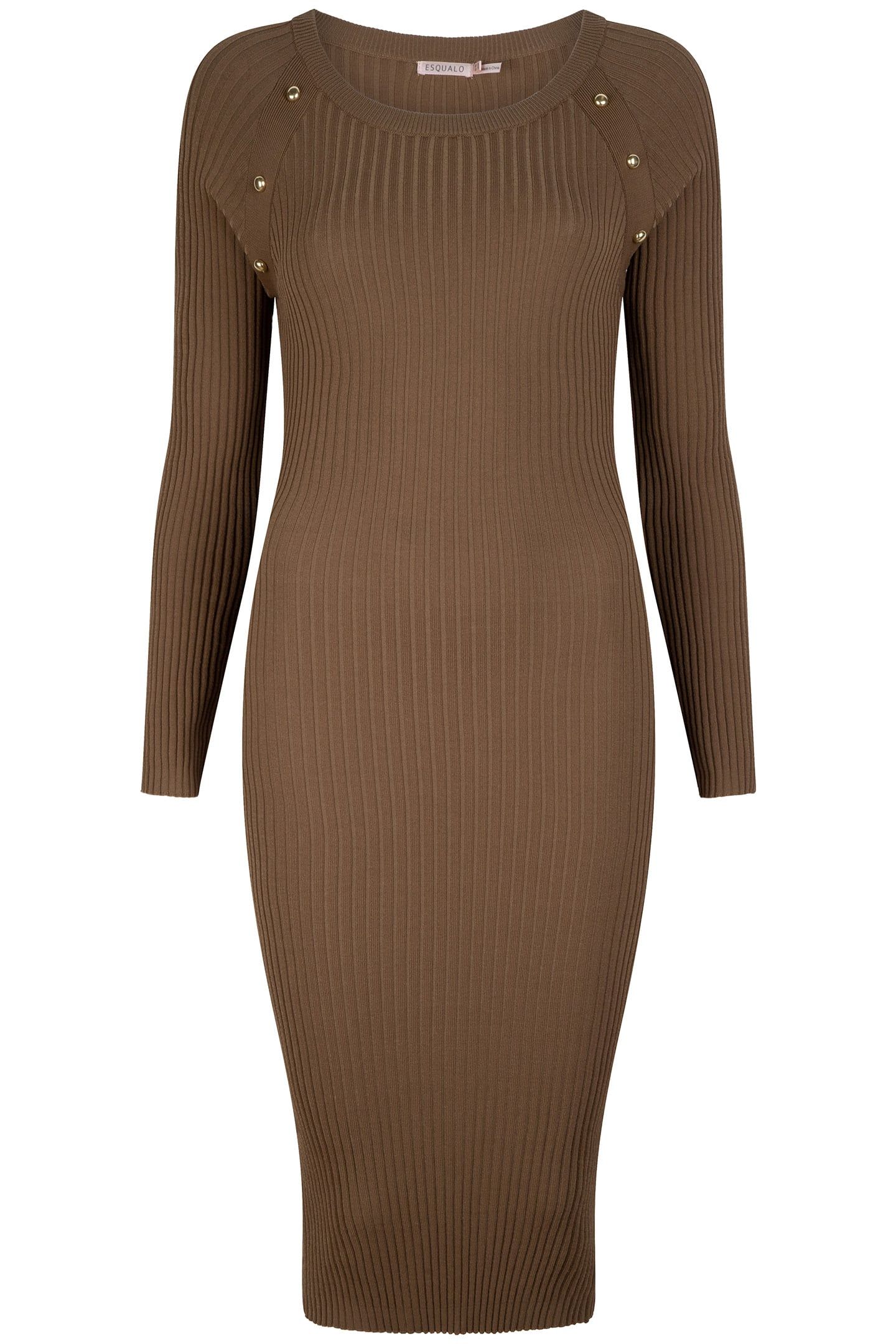 DRESS KNITTED TUBE ARMY GREEN 3