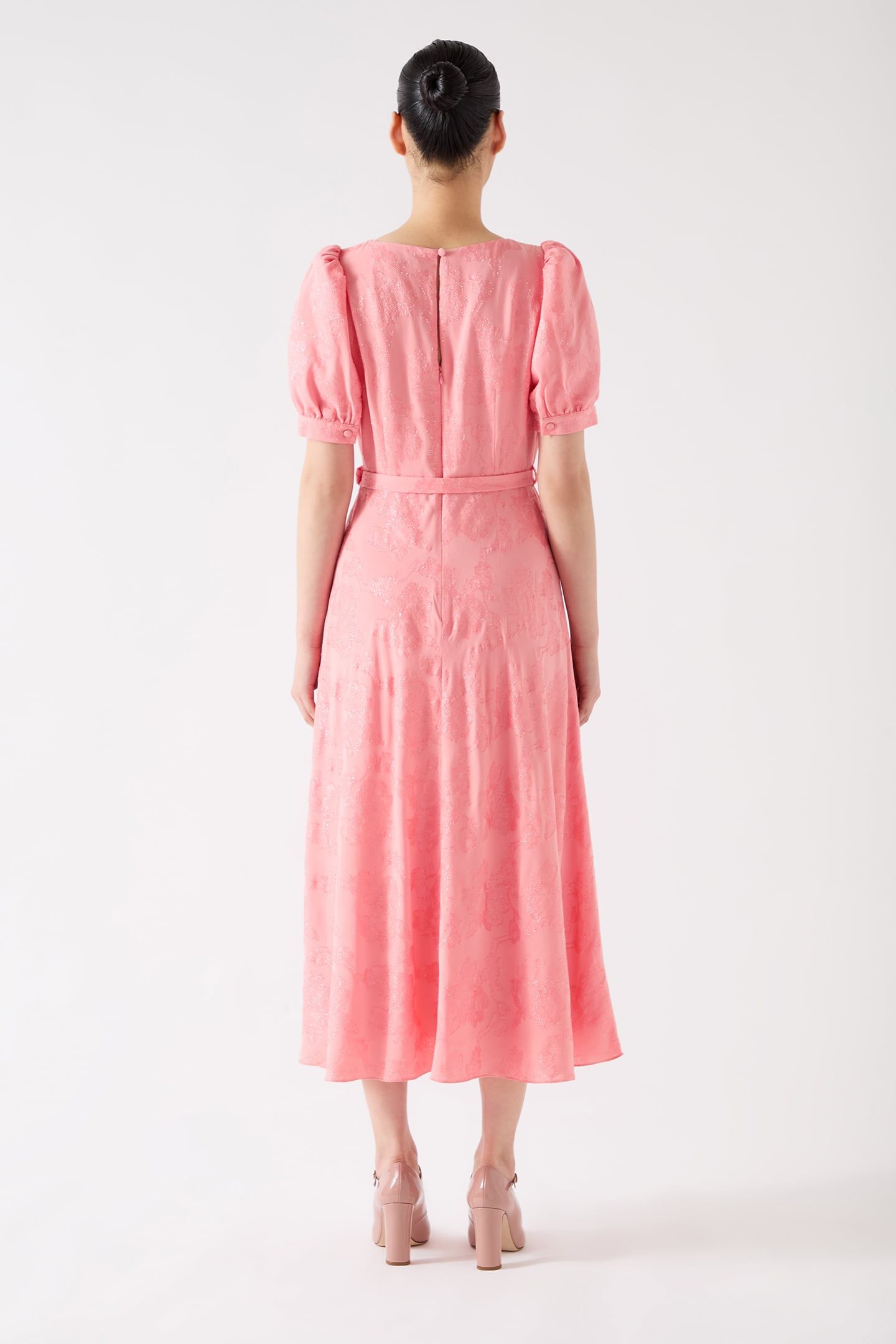 DR PEARL PUFF SLEEVE DR ROSE 2