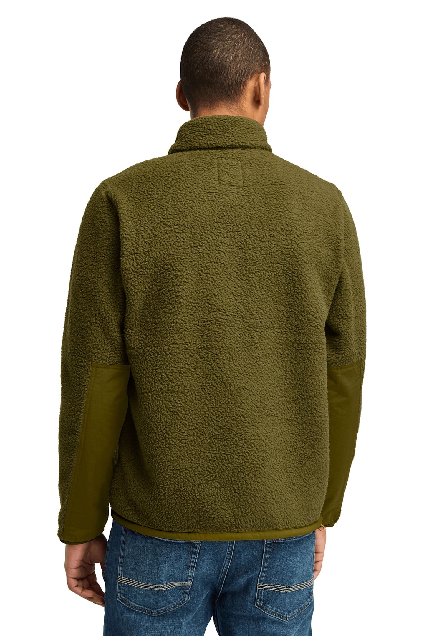 SHERPA FLEECE JACKET DARK OLIVE | Online Outlet | Otrium