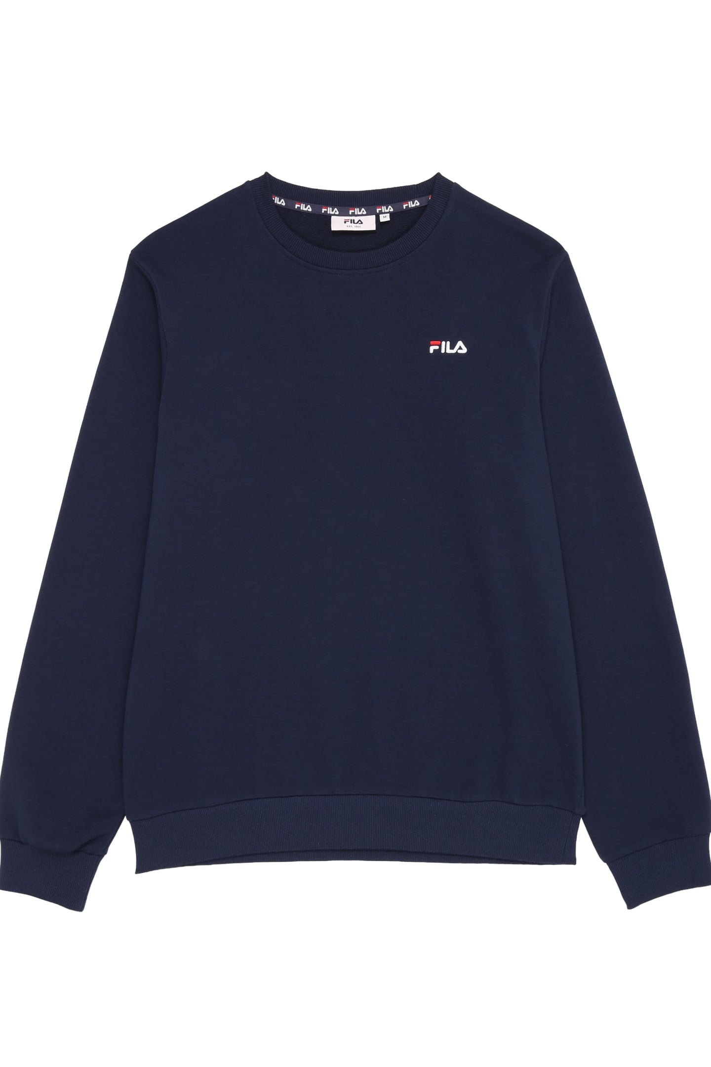 ZNIN LOGO CREW SWEAT BLACK IRIS 1