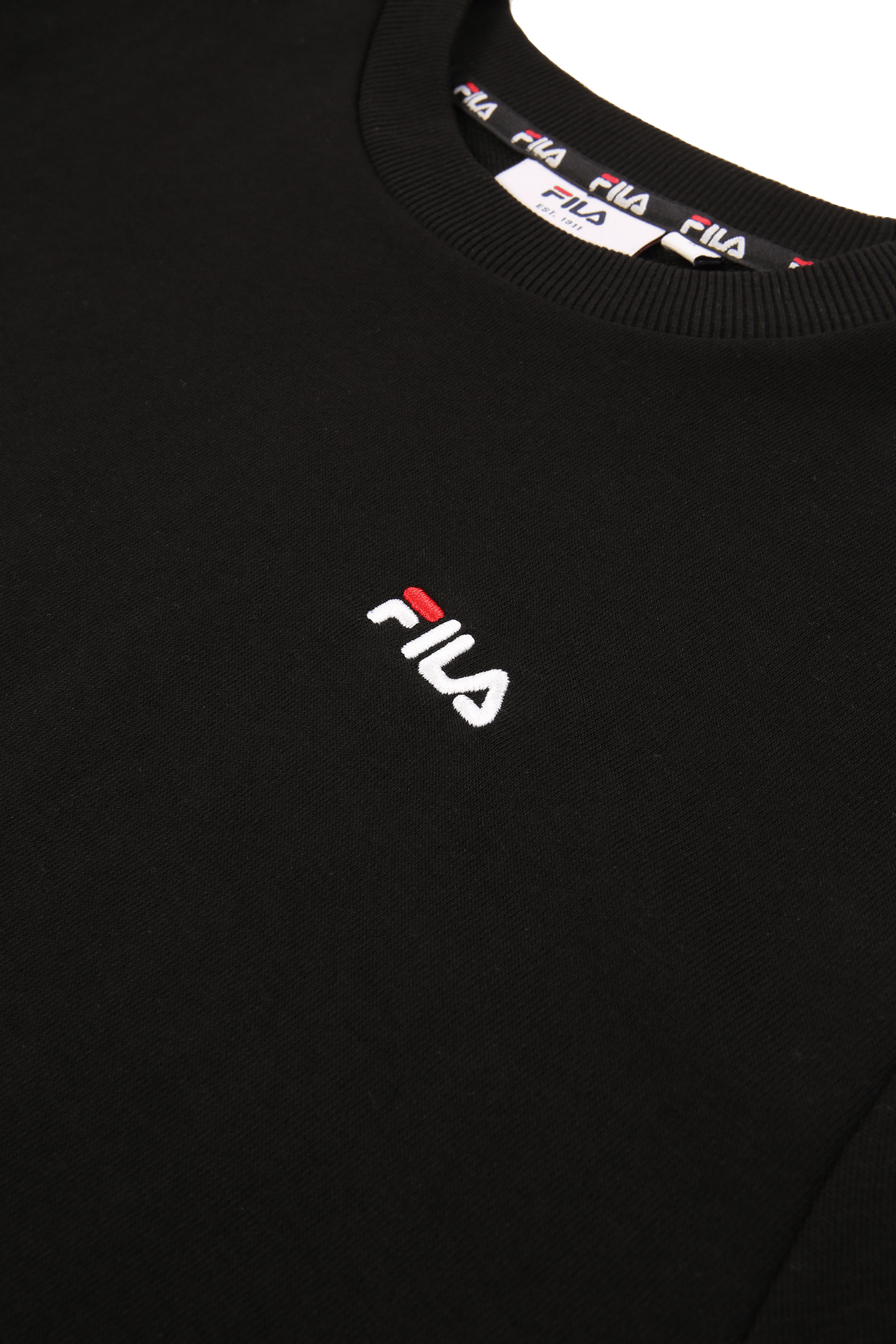 ZDUNA LOGO CREW SWEAT BLACK 3