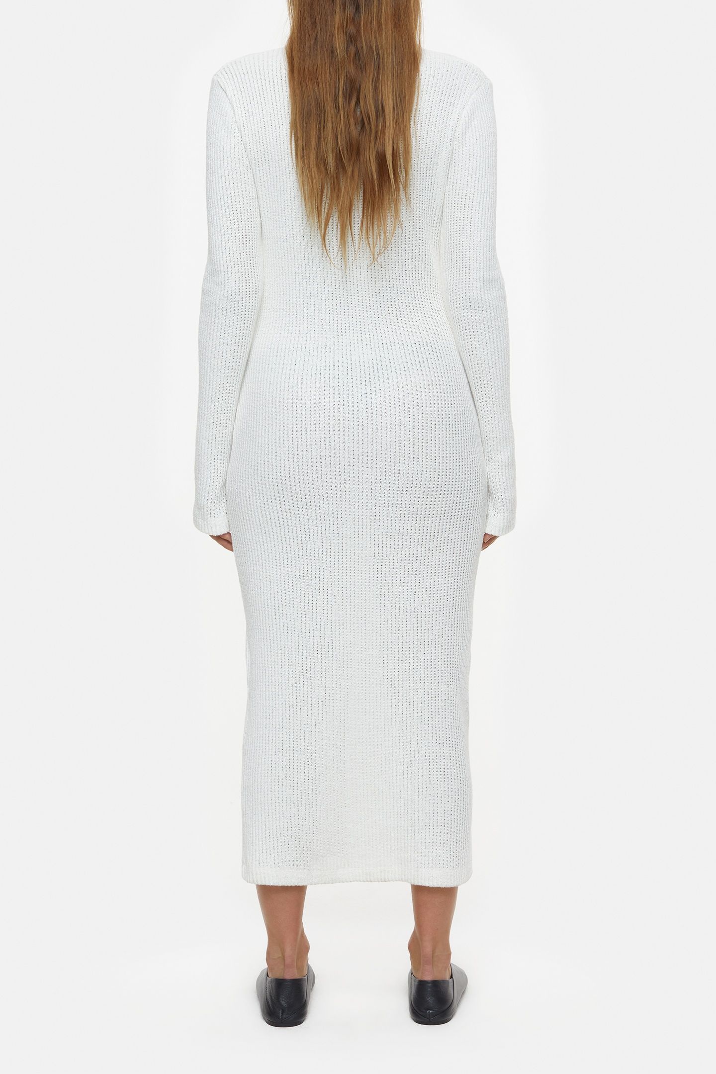 LONG SLEEVE DRESS IVORY 5