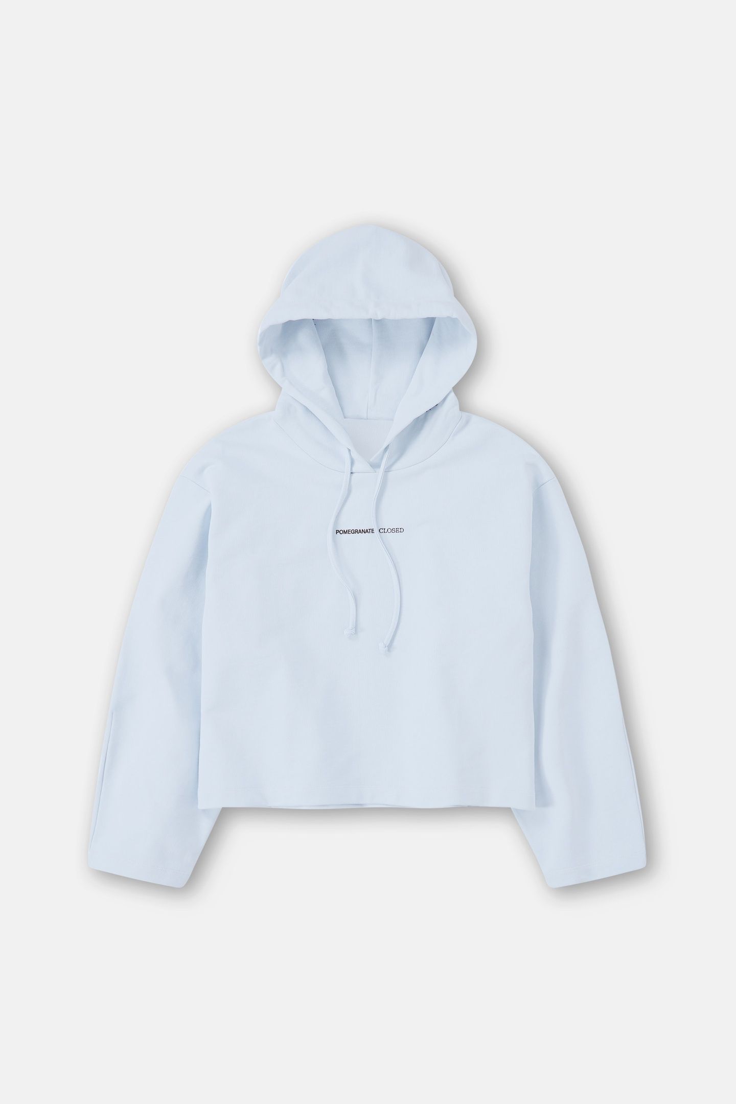 CROPPED HOODIE T-SHIRTS SOFT BLUE 7