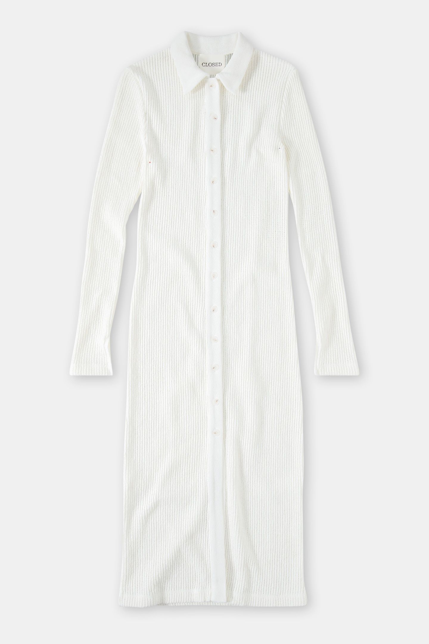 LONG SLEEVE DRESS IVORY 7