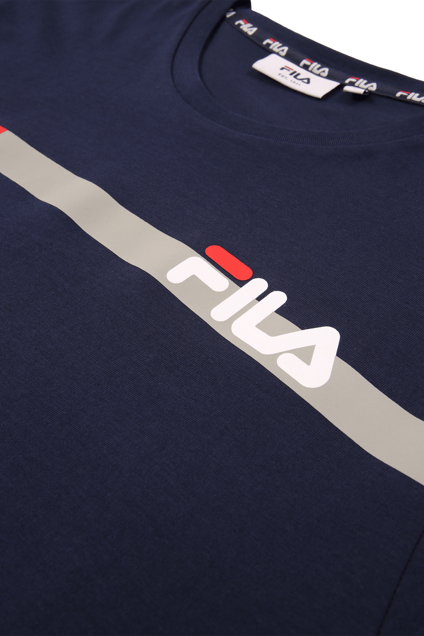 SIDNEY TEE WITH BLOCK STRIPES BLACK IRIS 3