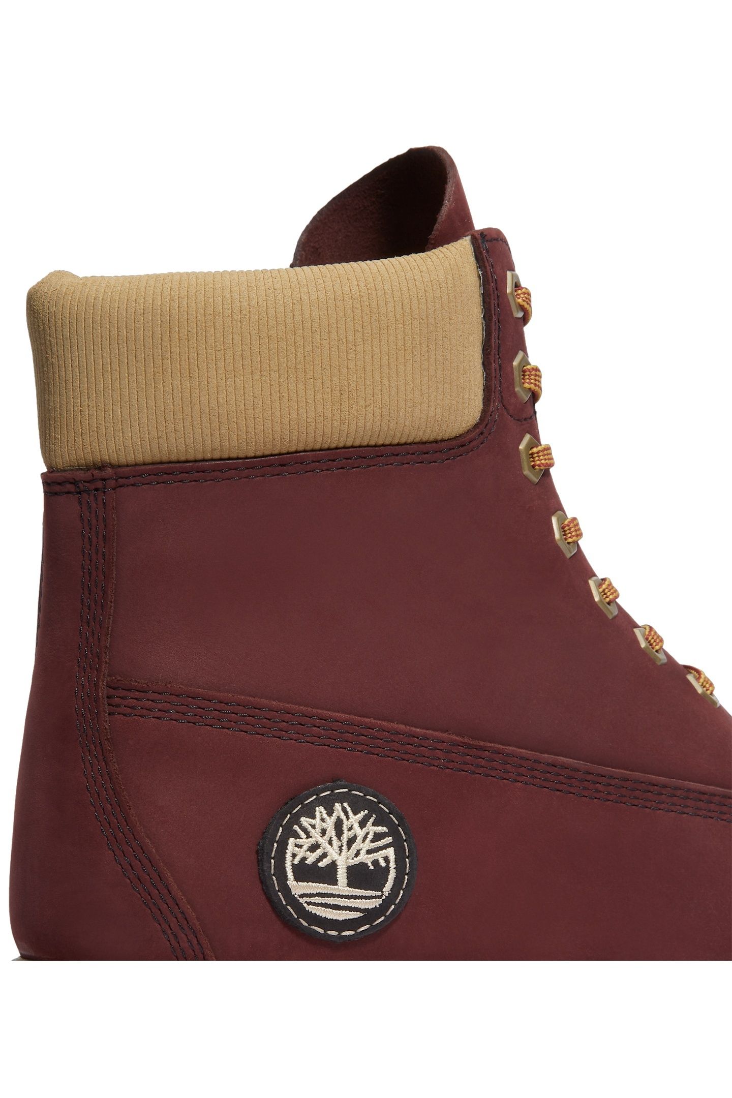 TIMBERLAND PREMIUM 6 INCH LACE UP WATERPROOF BOOT BURGUNDY N 