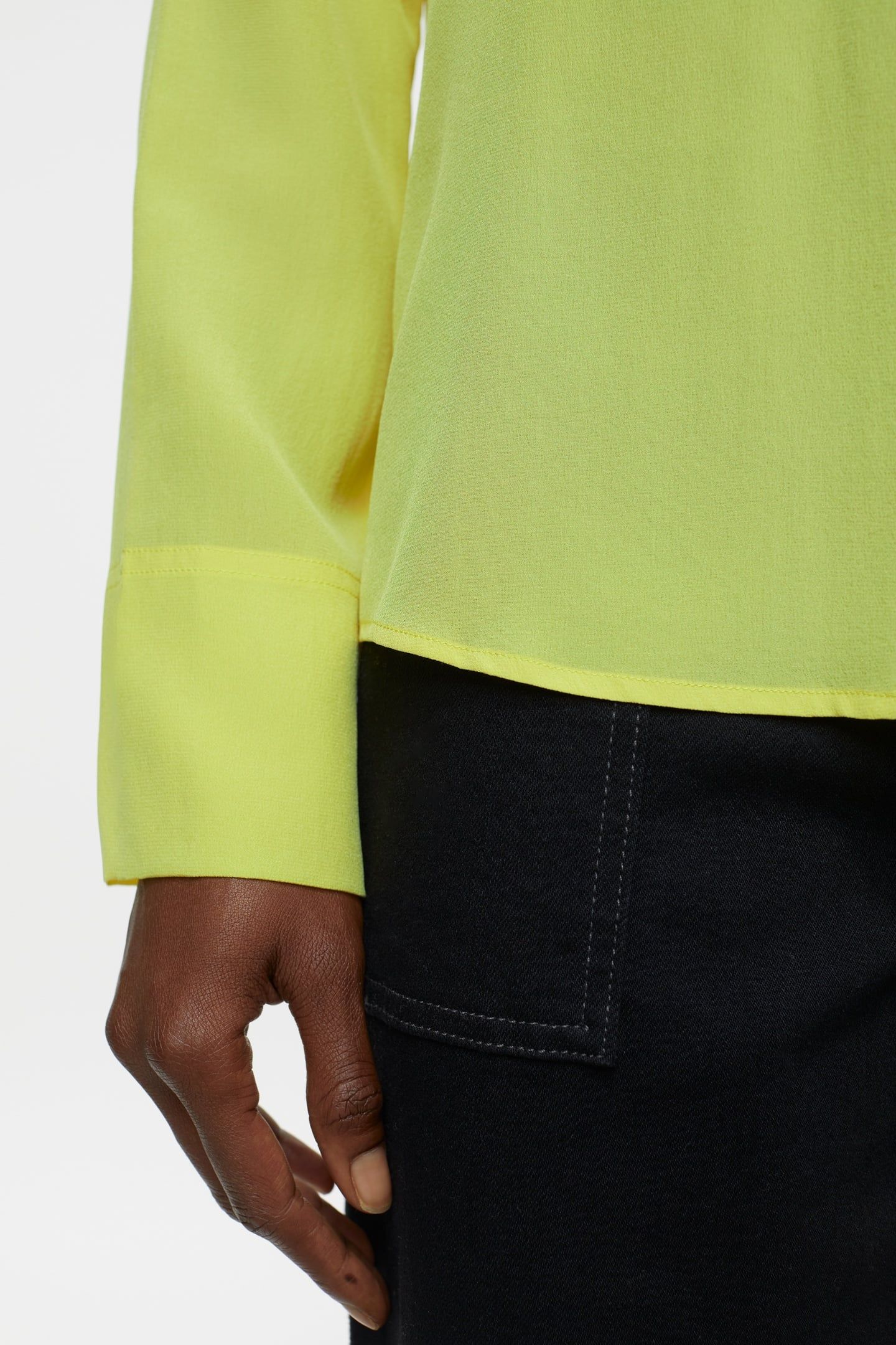 BLOUSE WITH STRAPS PRIMARY YELLOW 7