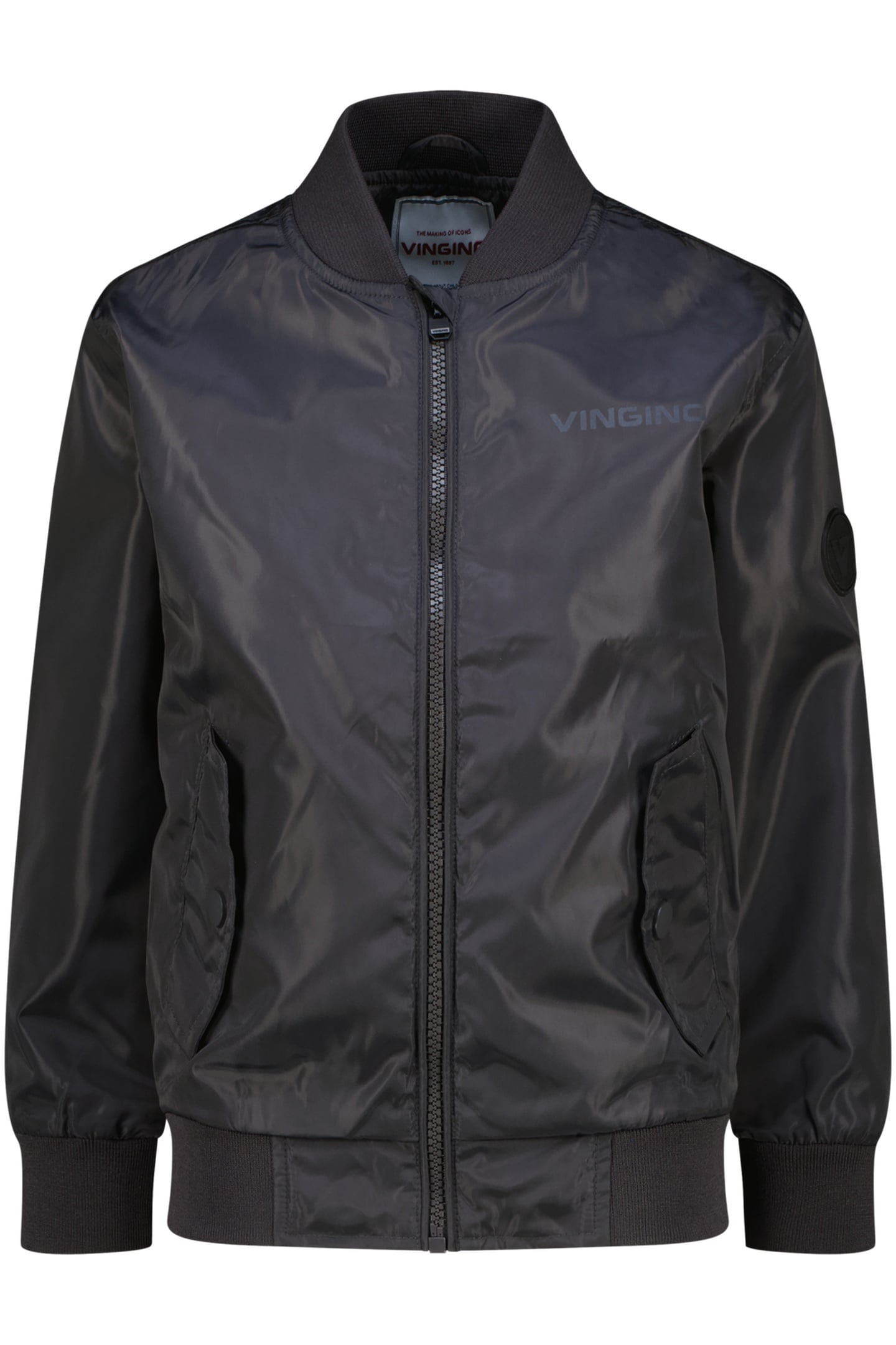 BOYS TINOR JACKET OUTDOOR METTALIC GREY 1