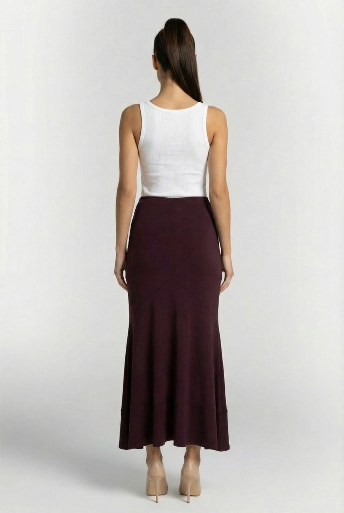 PALMIRASPE SKIRT BERRY/BORDEAUX 2