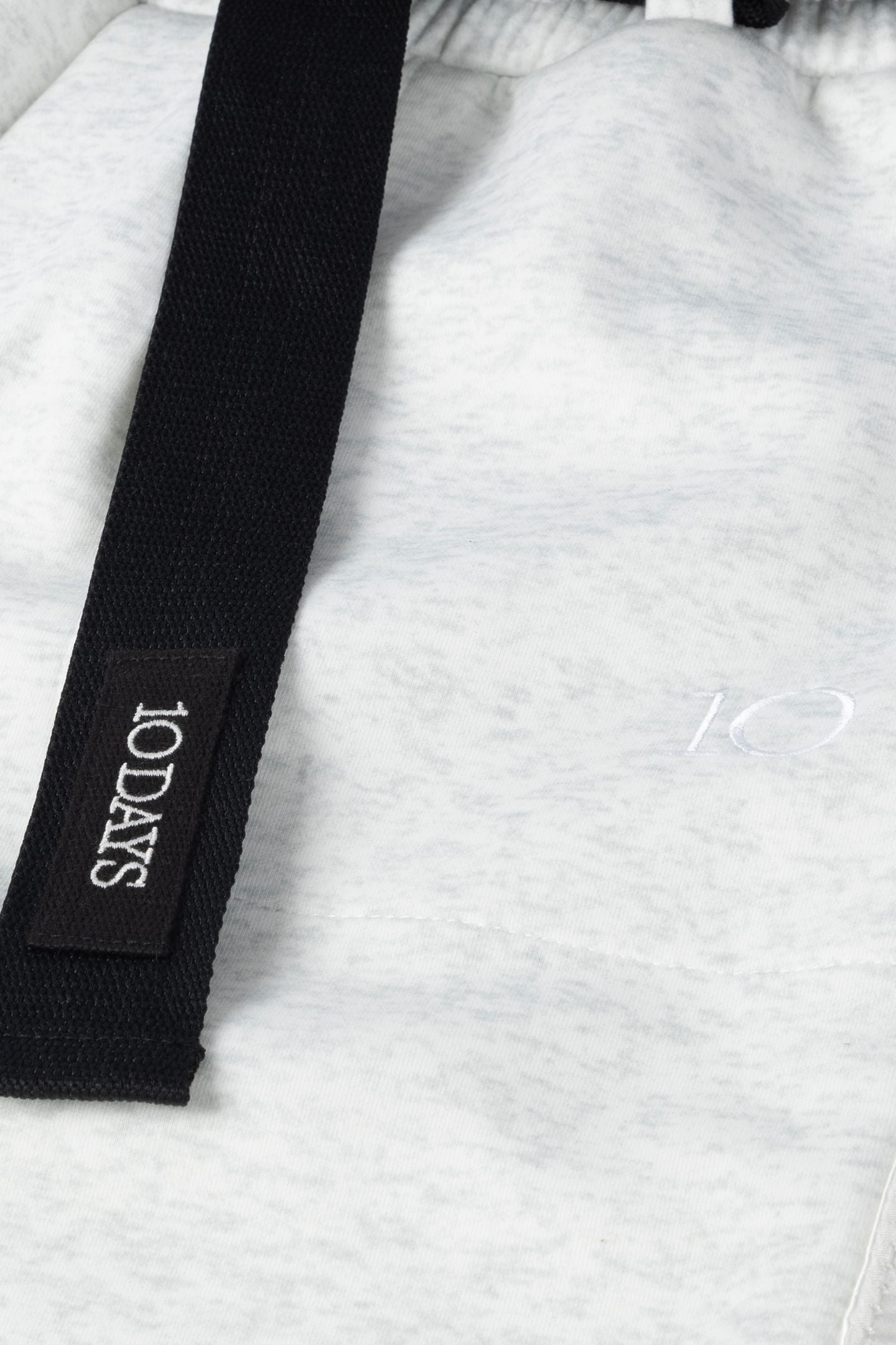 BELTED PANTS NEOPRENE WHITE MELEE 7