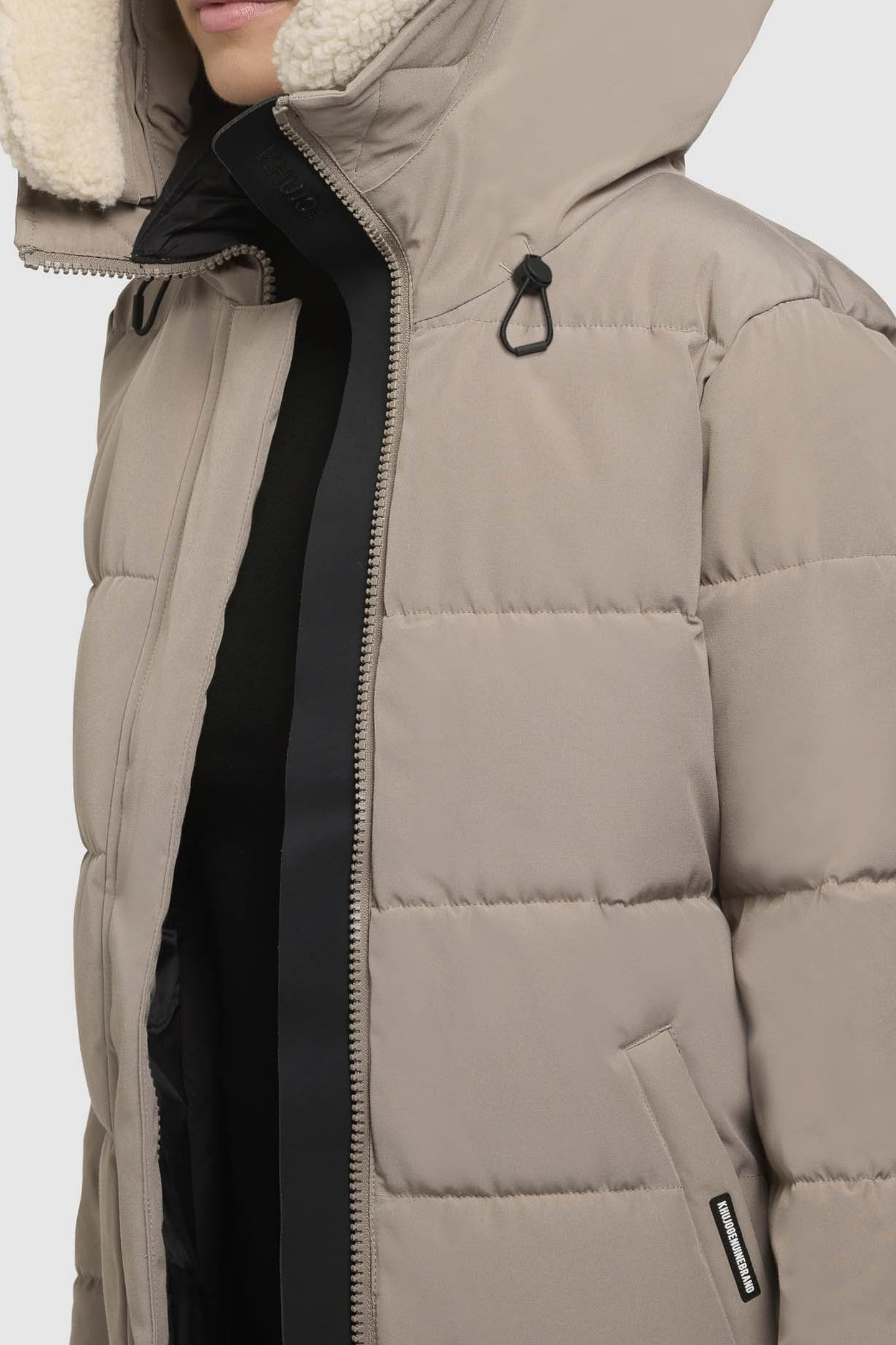 FALTD TEDDY COAT GREIGE 10