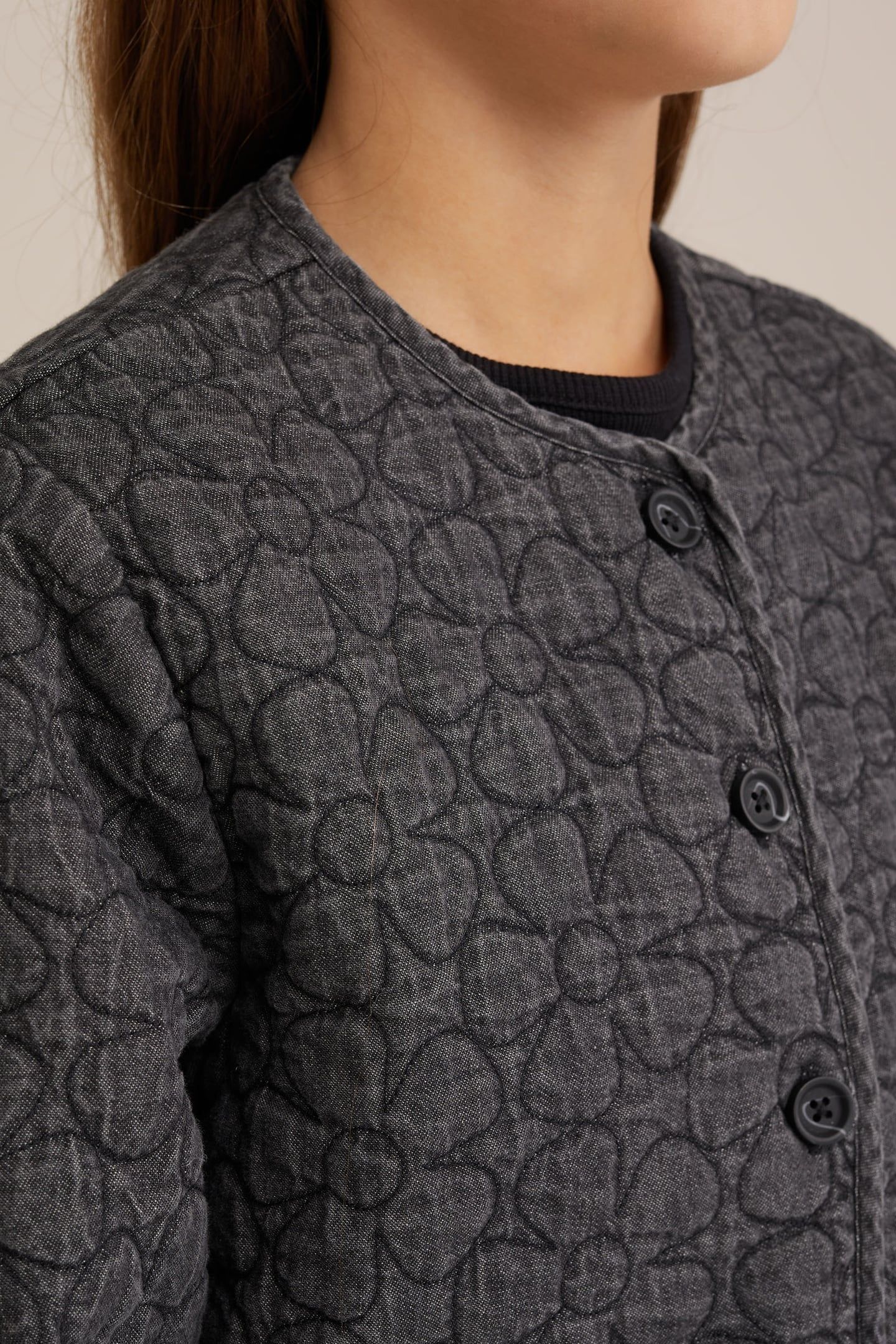 JACKET NORMAL LENGTH DARK GREY 5