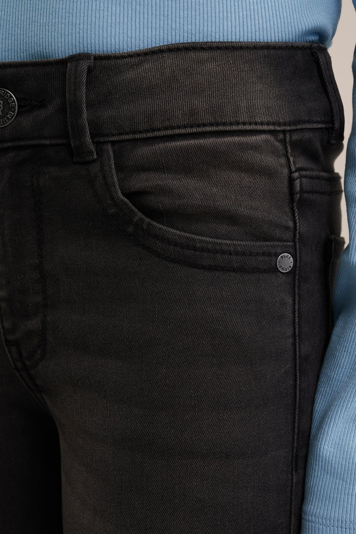 5-POCKET MID WAIST BLACK 6