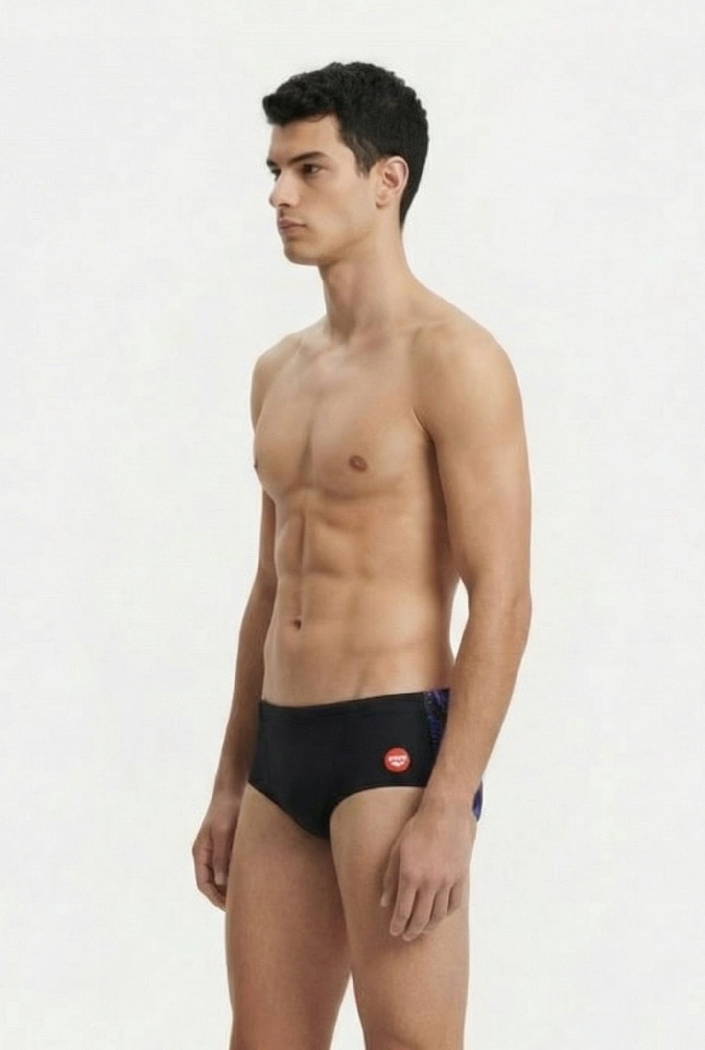 MEN'S CRAZY ARENA SWIM LOW WAIST SHORT P BLACK MULTI 3