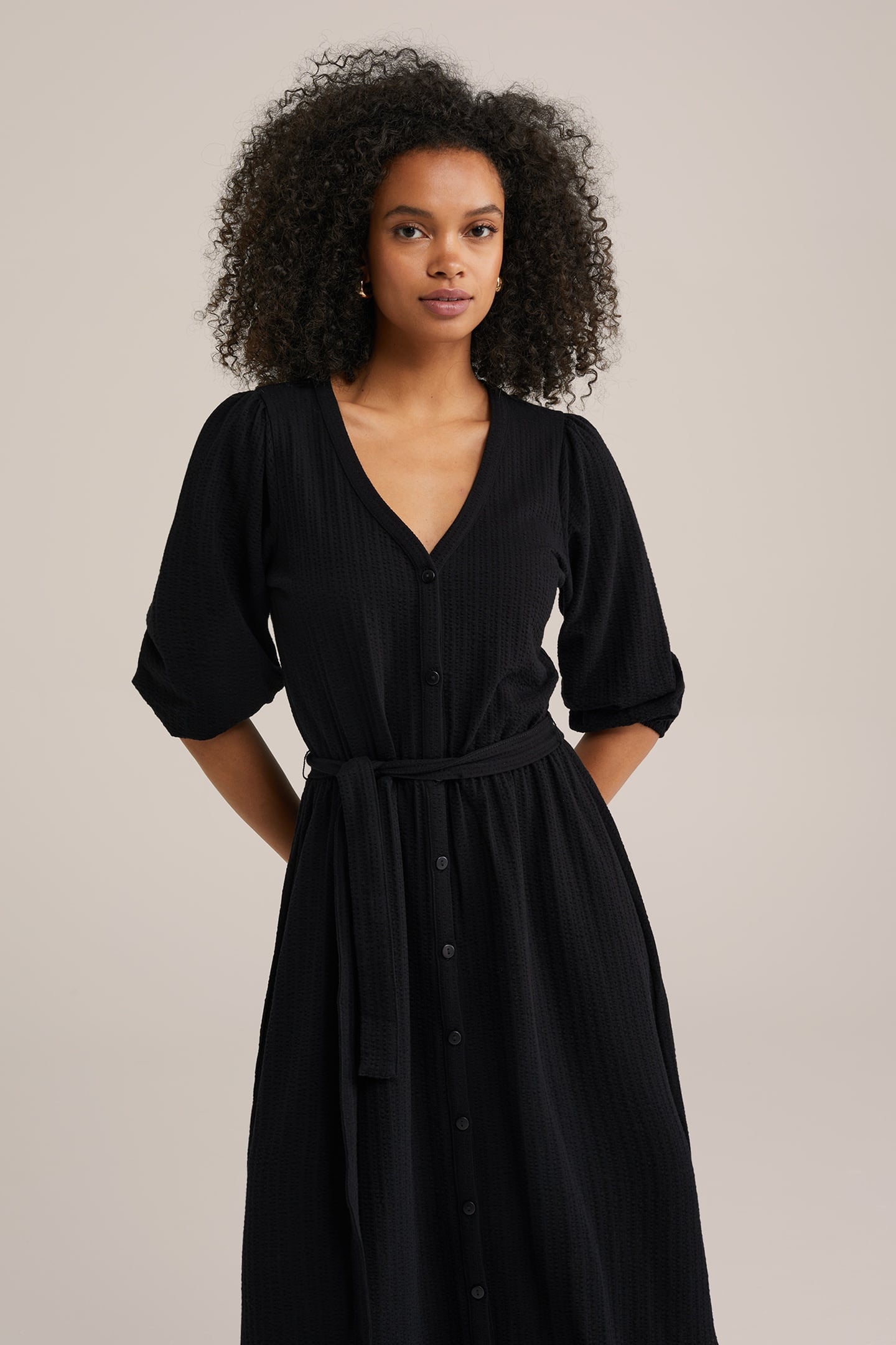 DRESS MIDI BLACK 9