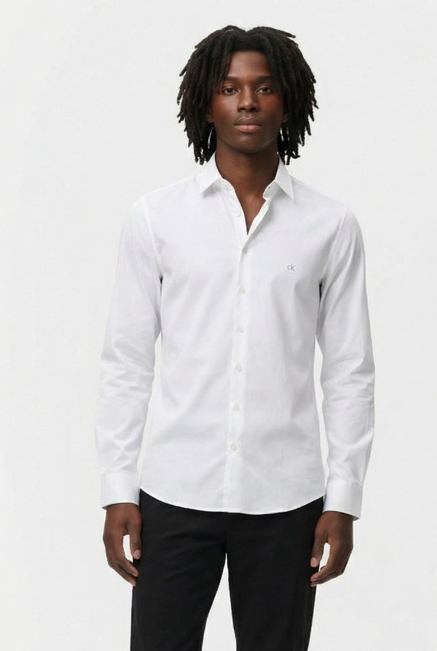 TWILL EASY CARE SLIM WHITE 1