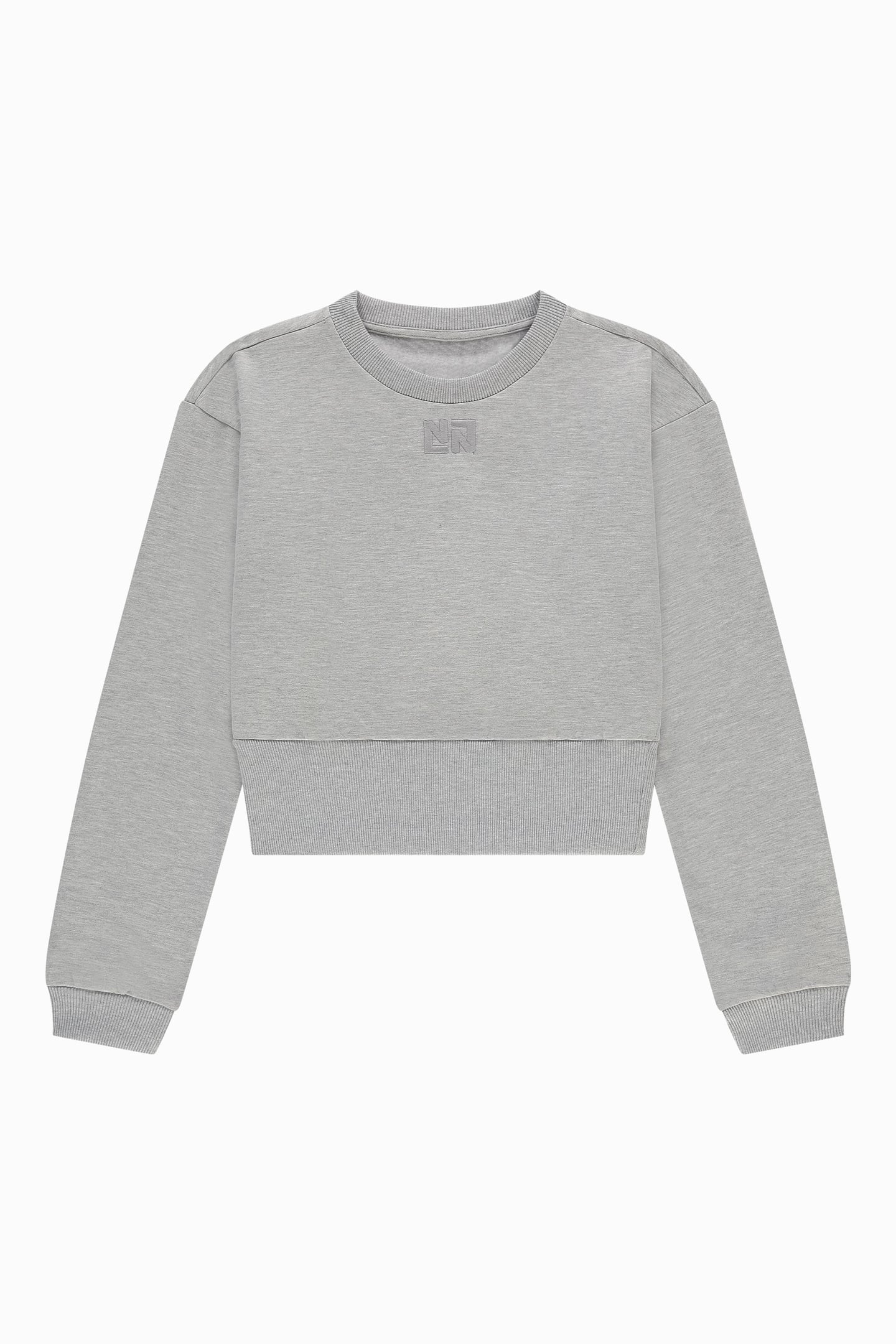 YVI SWEATSHIRT LIGHT GREY MELANGE 2