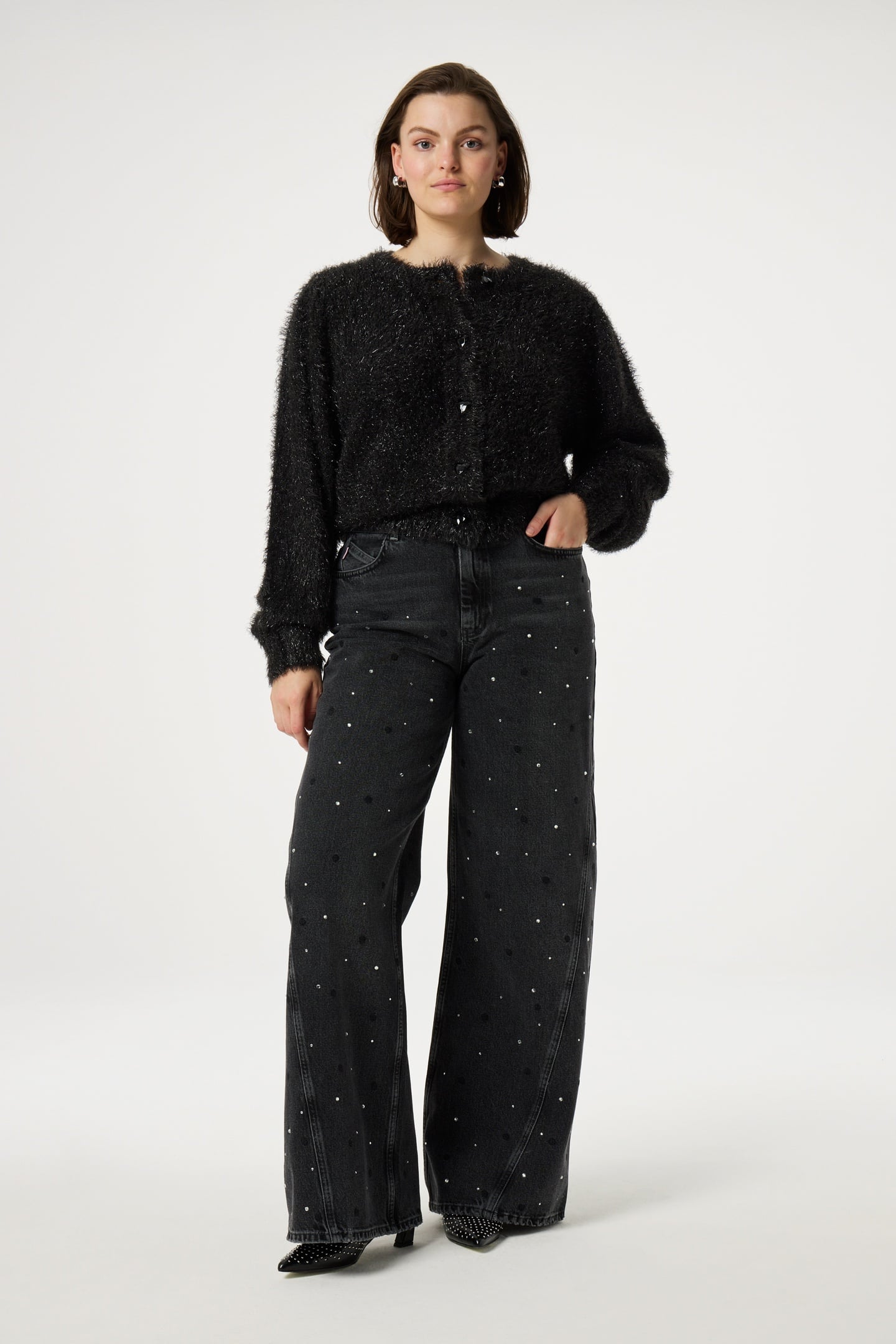KITTY CARDIGAN BLACK 2