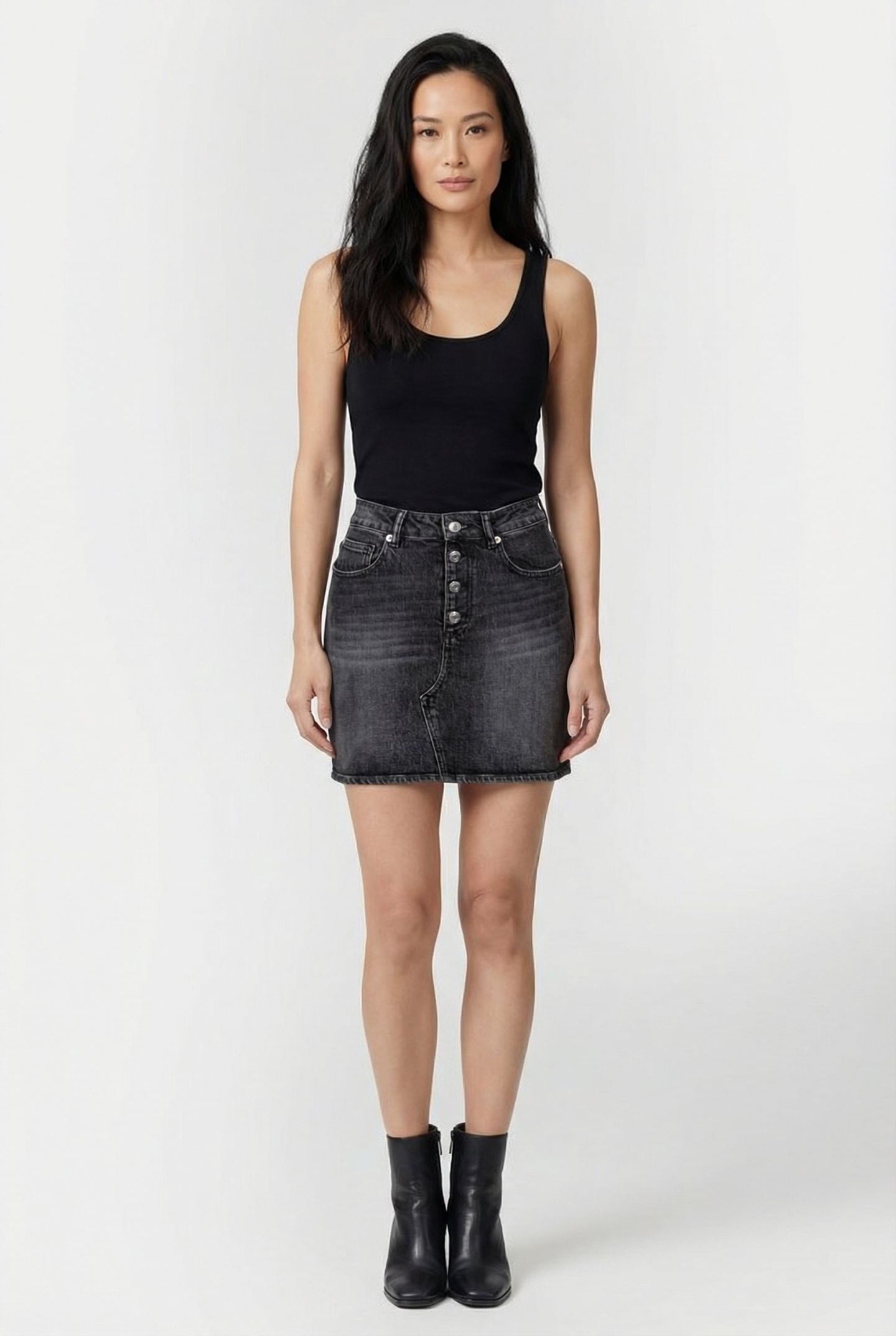 VIVY SKIRT FADED BLACK 1