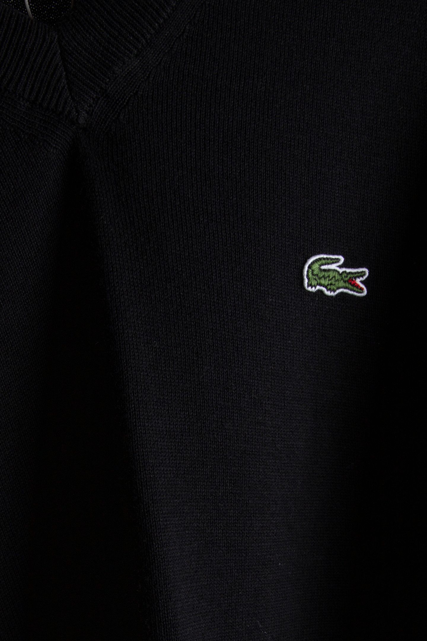 V-NECK SWEATER BLACK 4