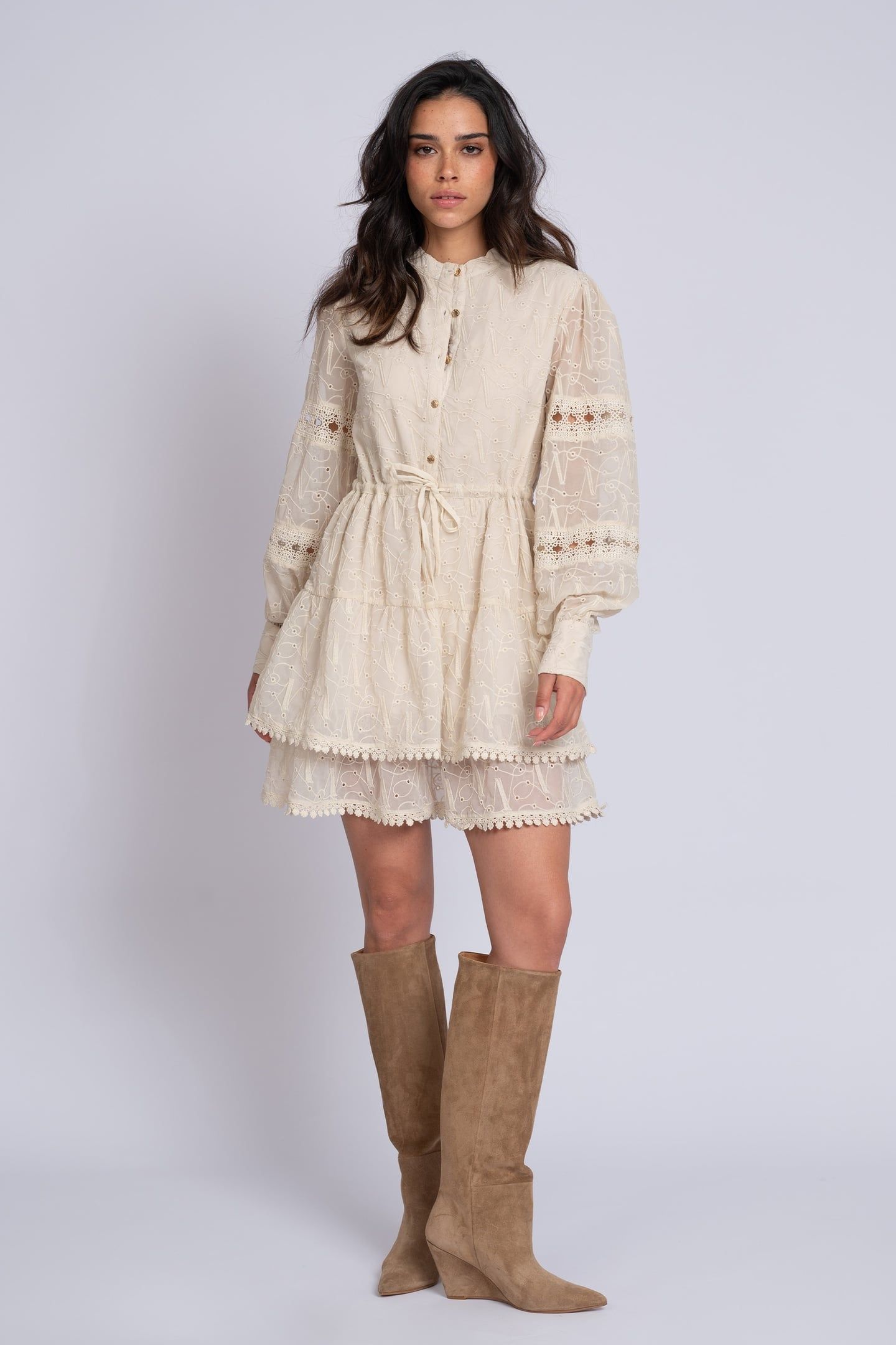 INDA DRESS CREAM 1