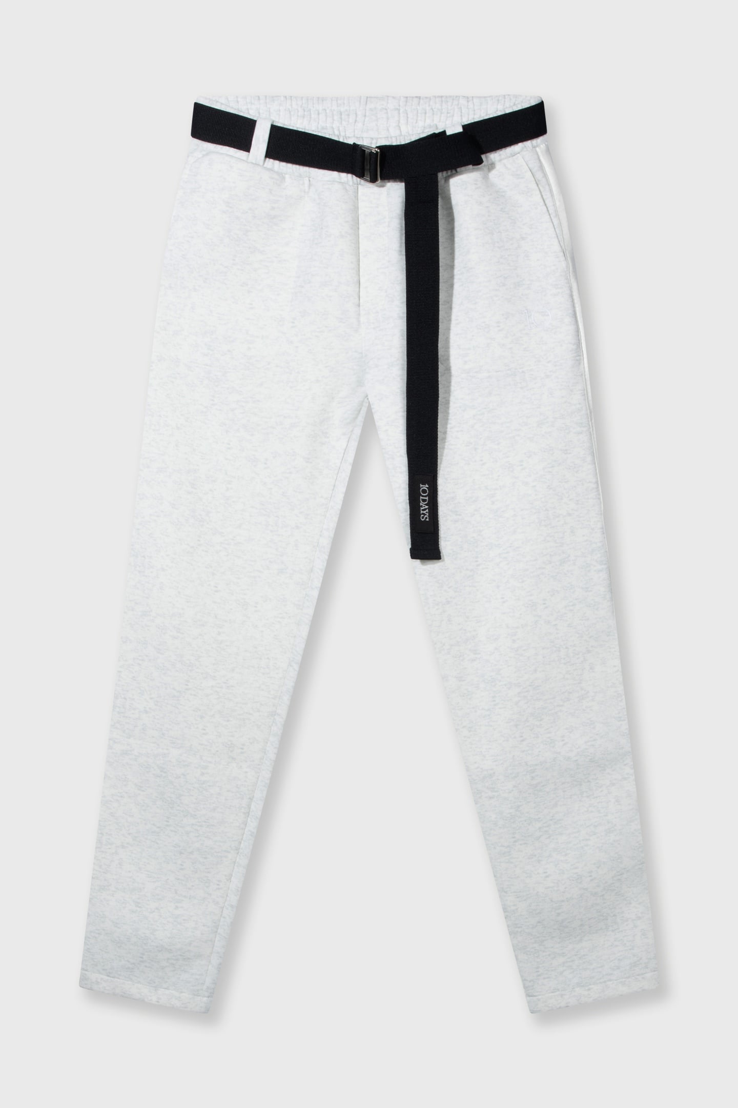 BELTED PANTS NEOPRENE WHITE MELEE 5
