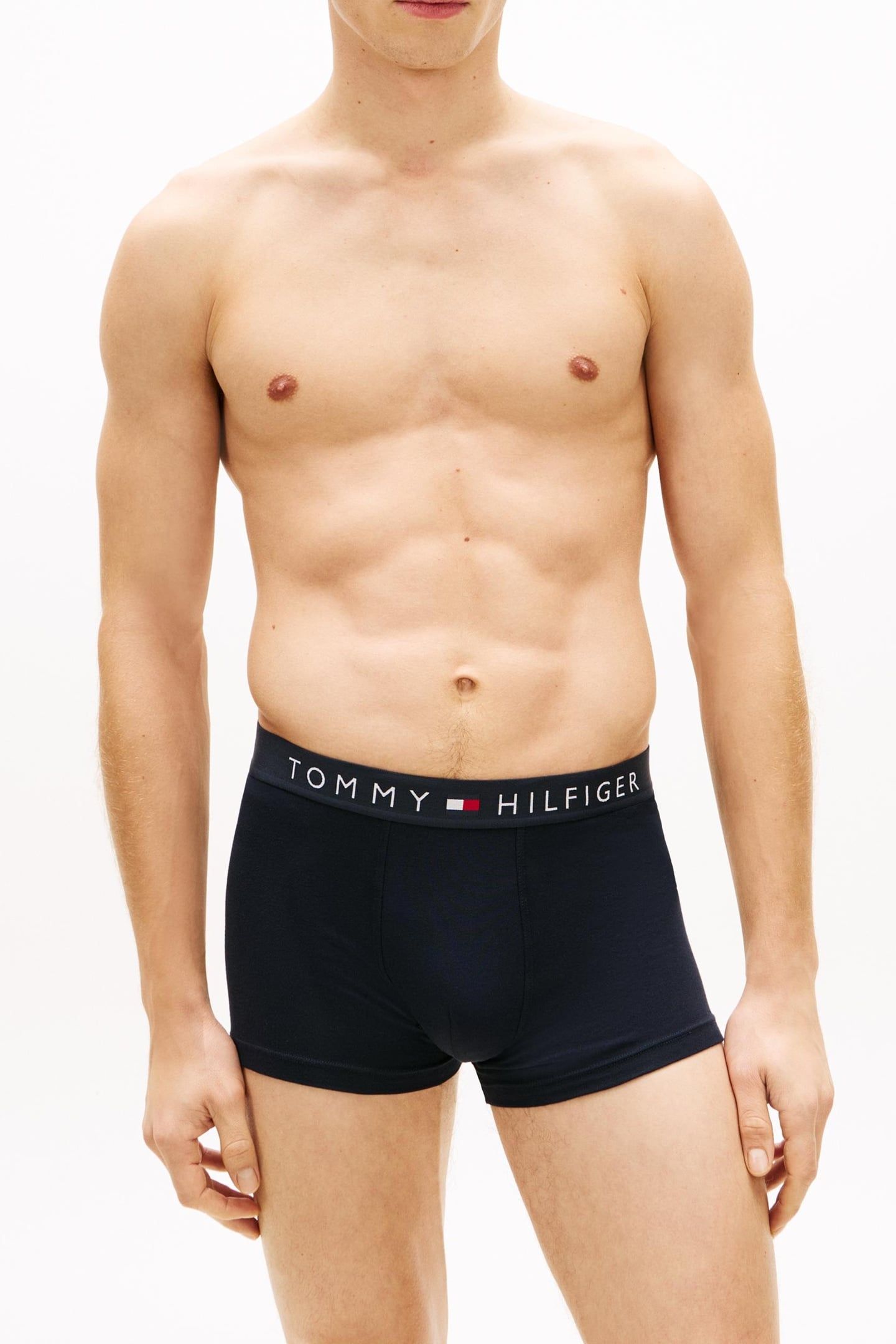3-PACK WAISTBAND TRUNK GREY HTR/WHITE/DESERT SKY 2