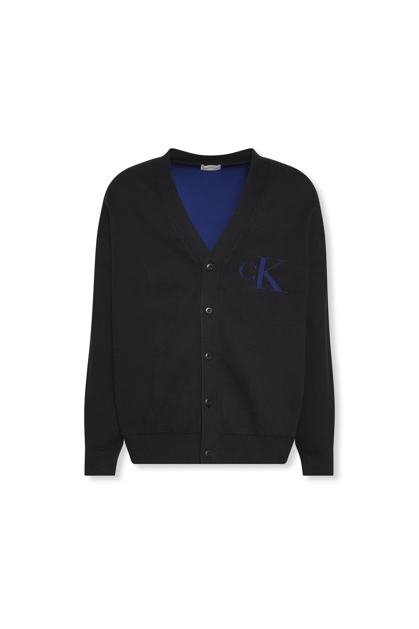 LS COTTON CASHMERE 3D CARDIGAN BLACK 5