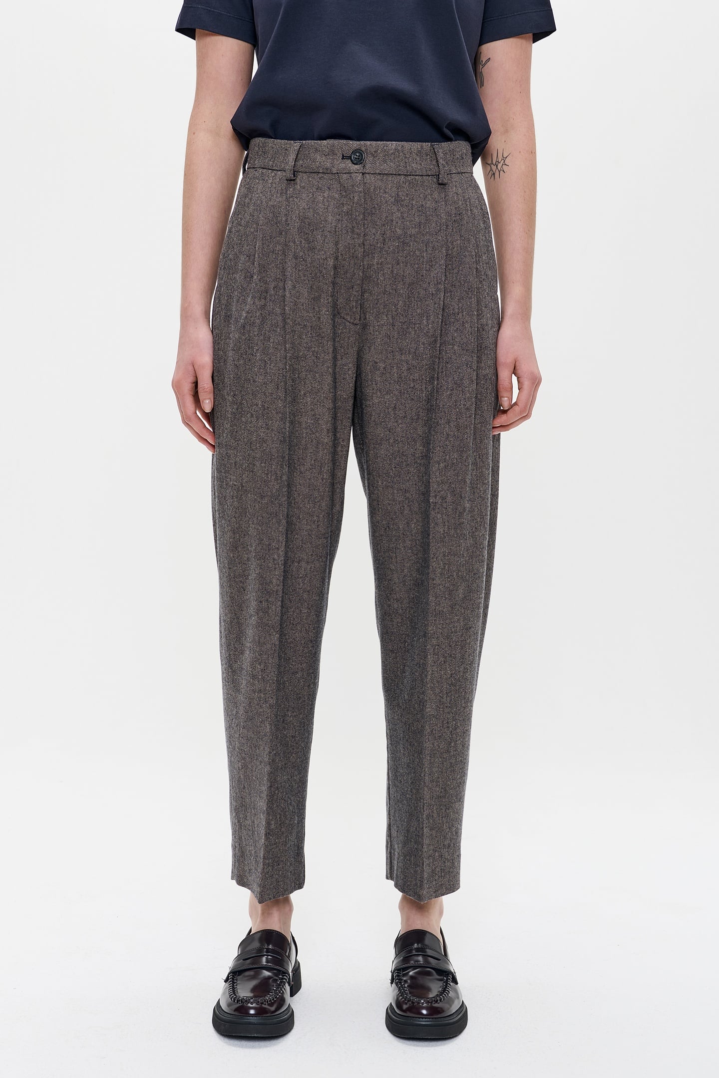 FLANNEL DAKOTA PANTS MIDNIGHT BLUE 1