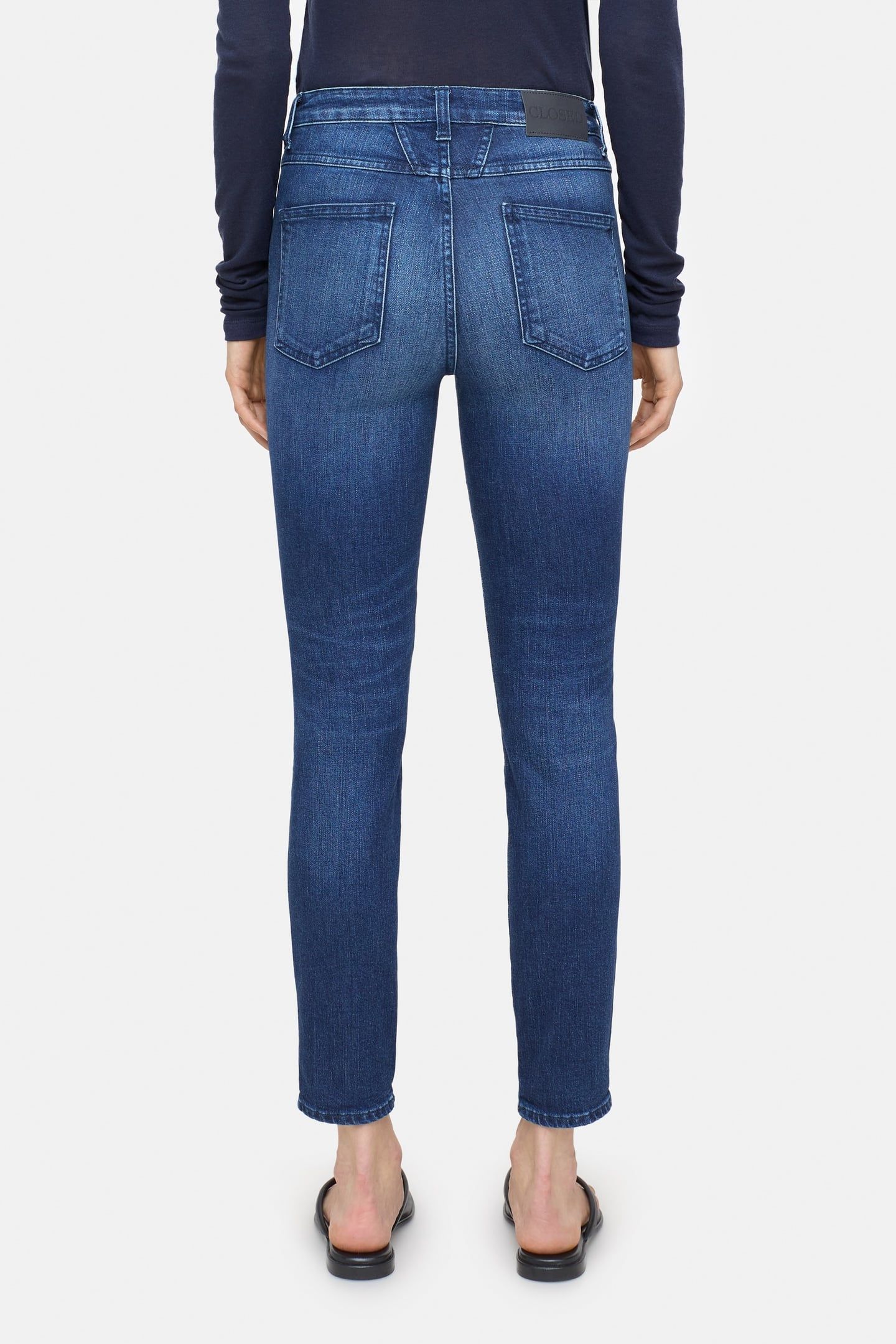SKINNY PUSHER JEANS DARK BLUE 2