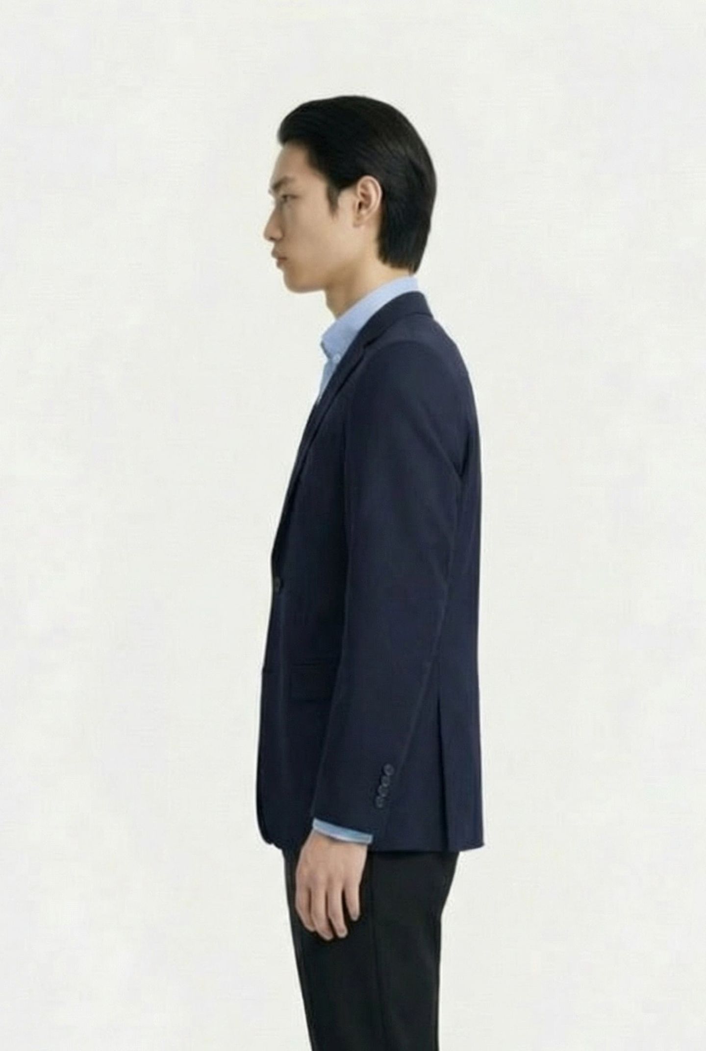 STRETCH WOOL REGULAR MIDNIGHT NAVY 3
