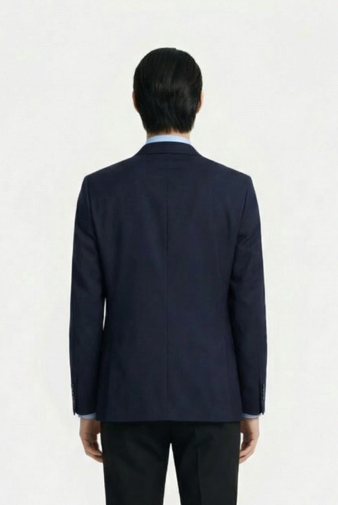 STRETCH WOOL REGULAR MIDNIGHT NAVY 2