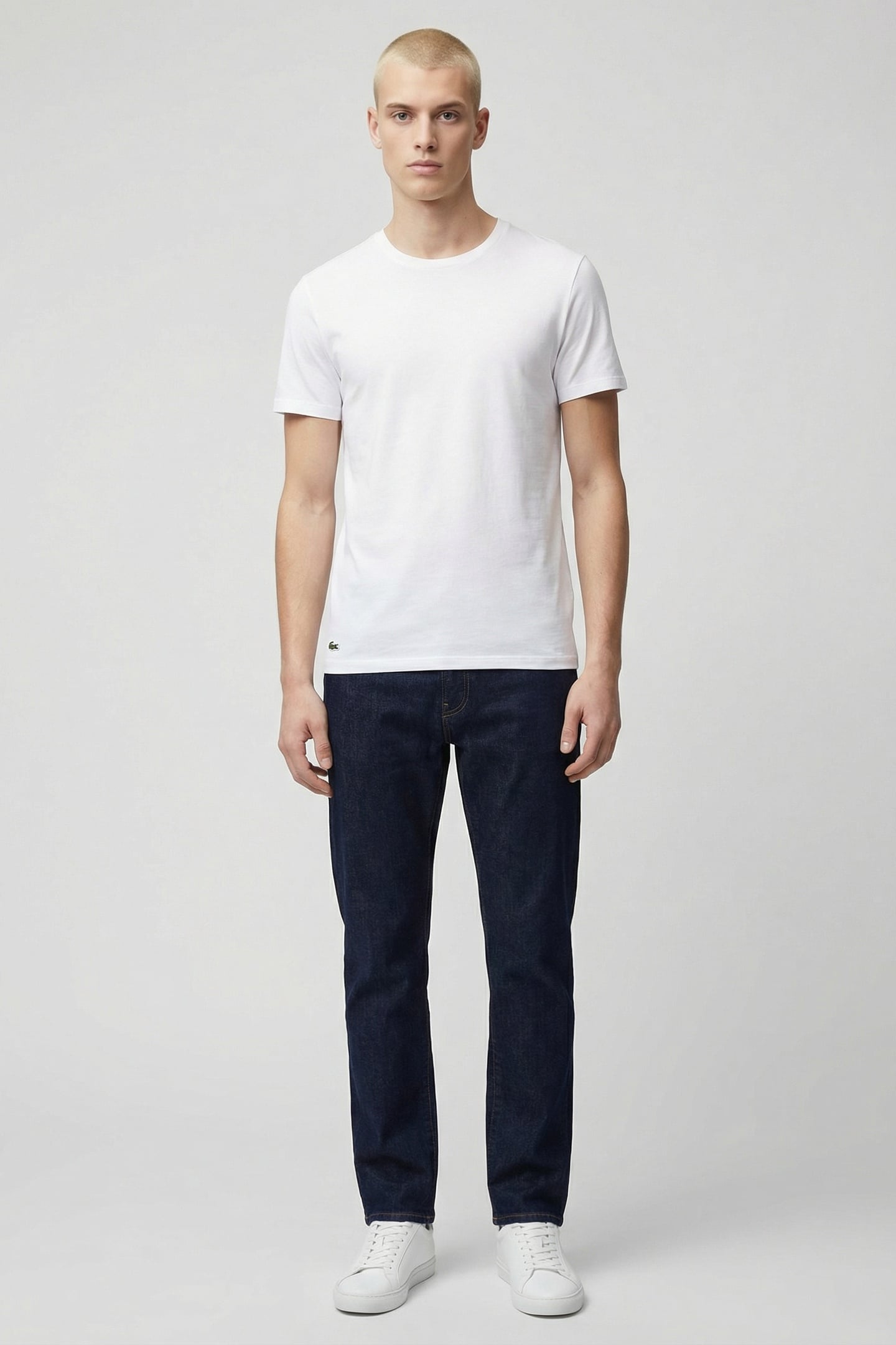 3-PACK SLIM FIT UNDERSHIRTS WHITE 2