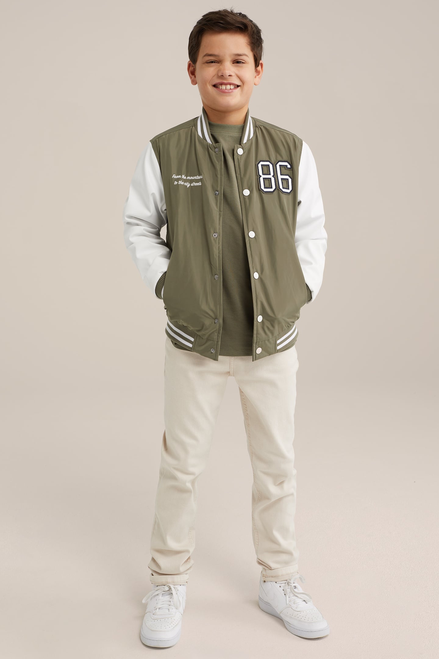 5-POCKET MID WAIST BEIGE 8