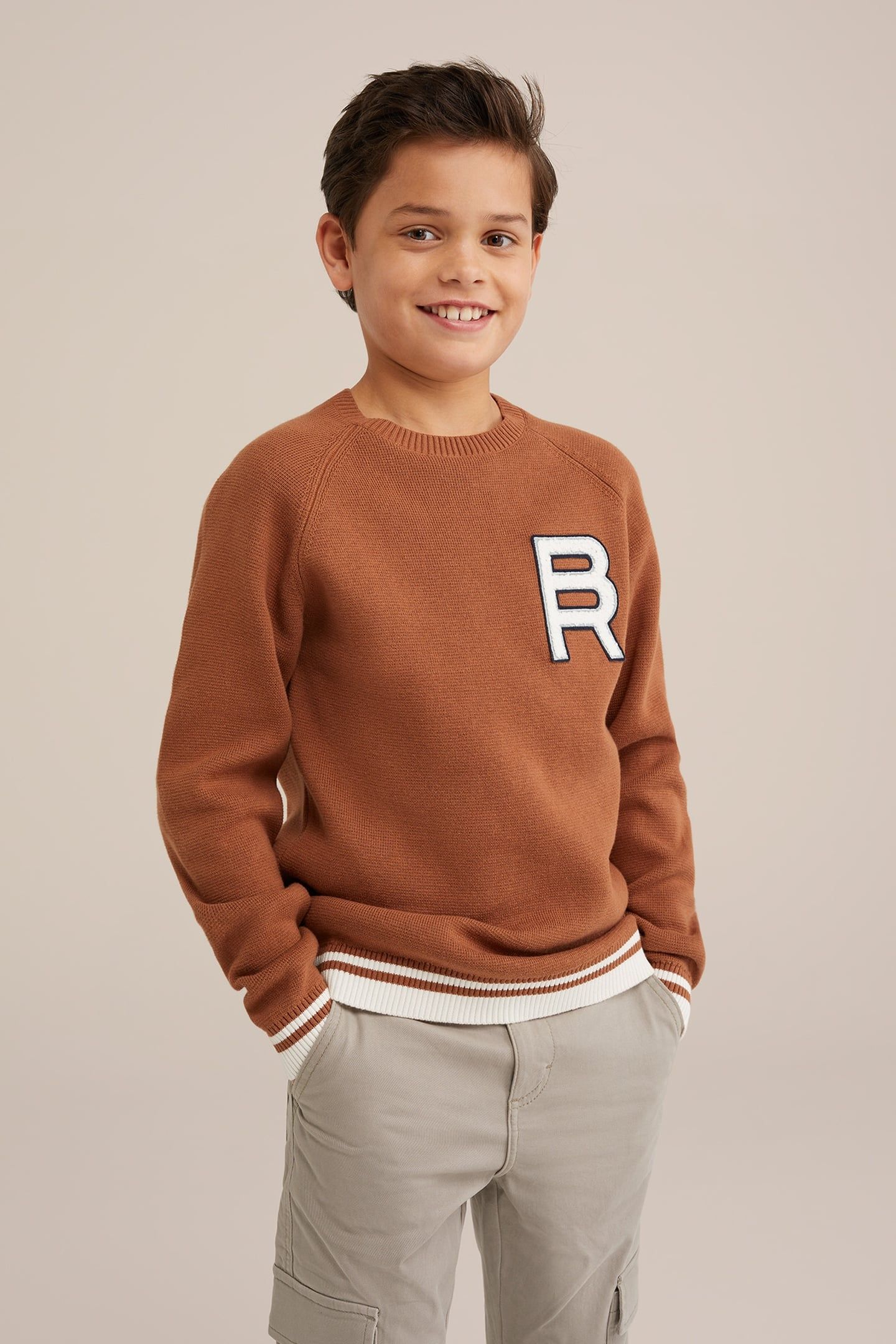 PULLOVER BROWN 9