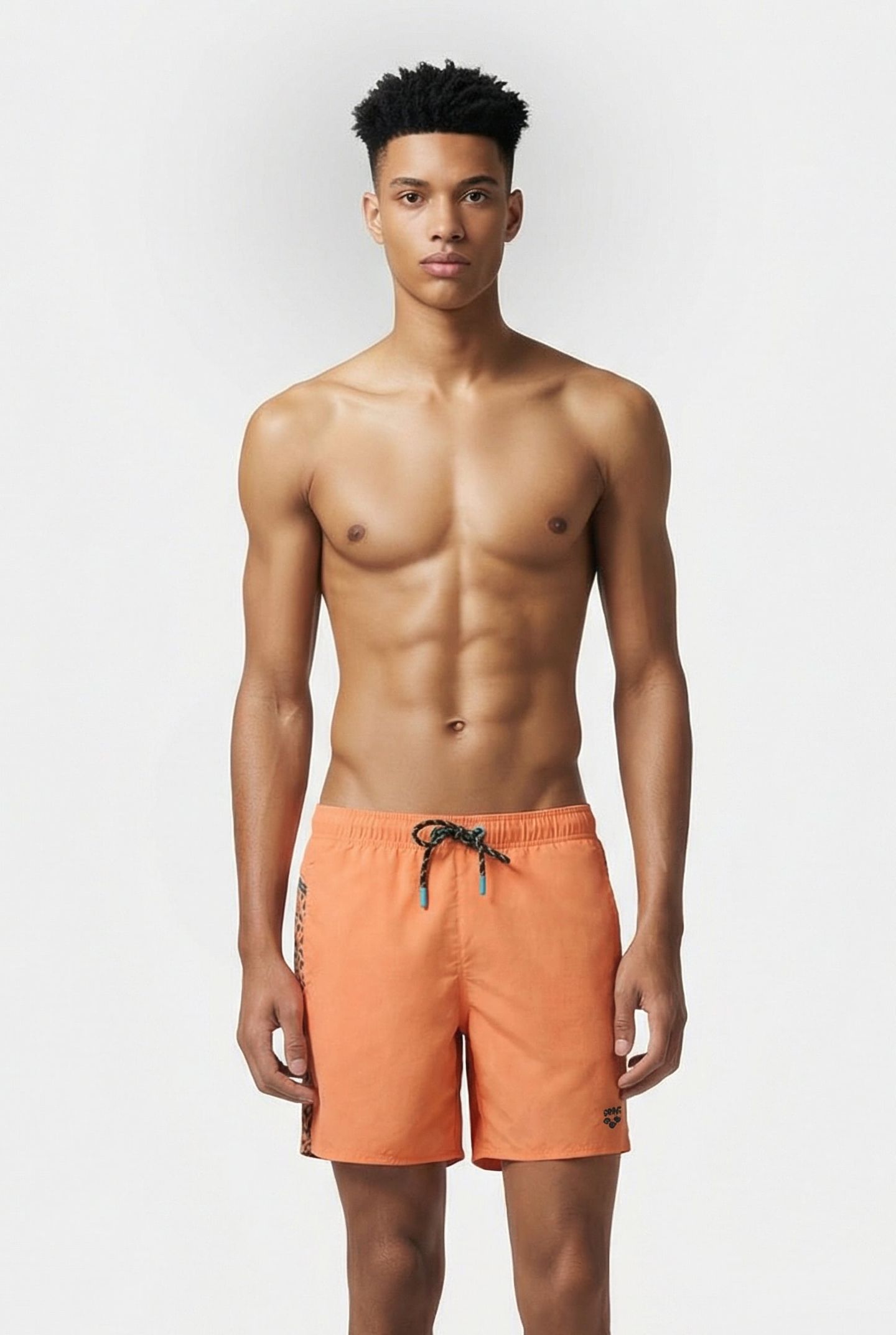 MEN'S ARENA PRO-FILE BEACH BOXER LOGO NESPOLA-ASPHALT 1