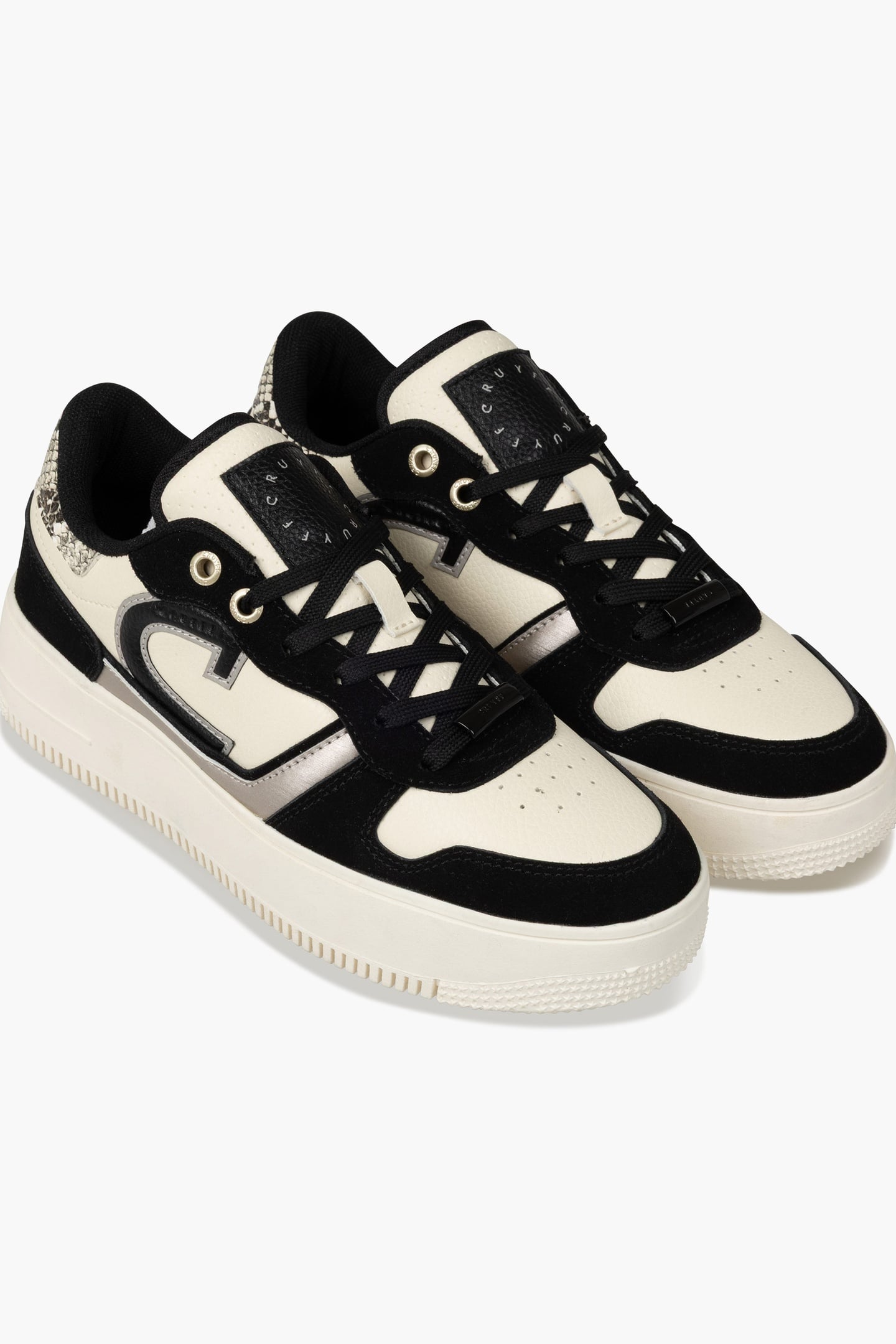 CAMPO LOW - TALL - FINE LIZZARD/SUEDE BLACK/BROWN 3