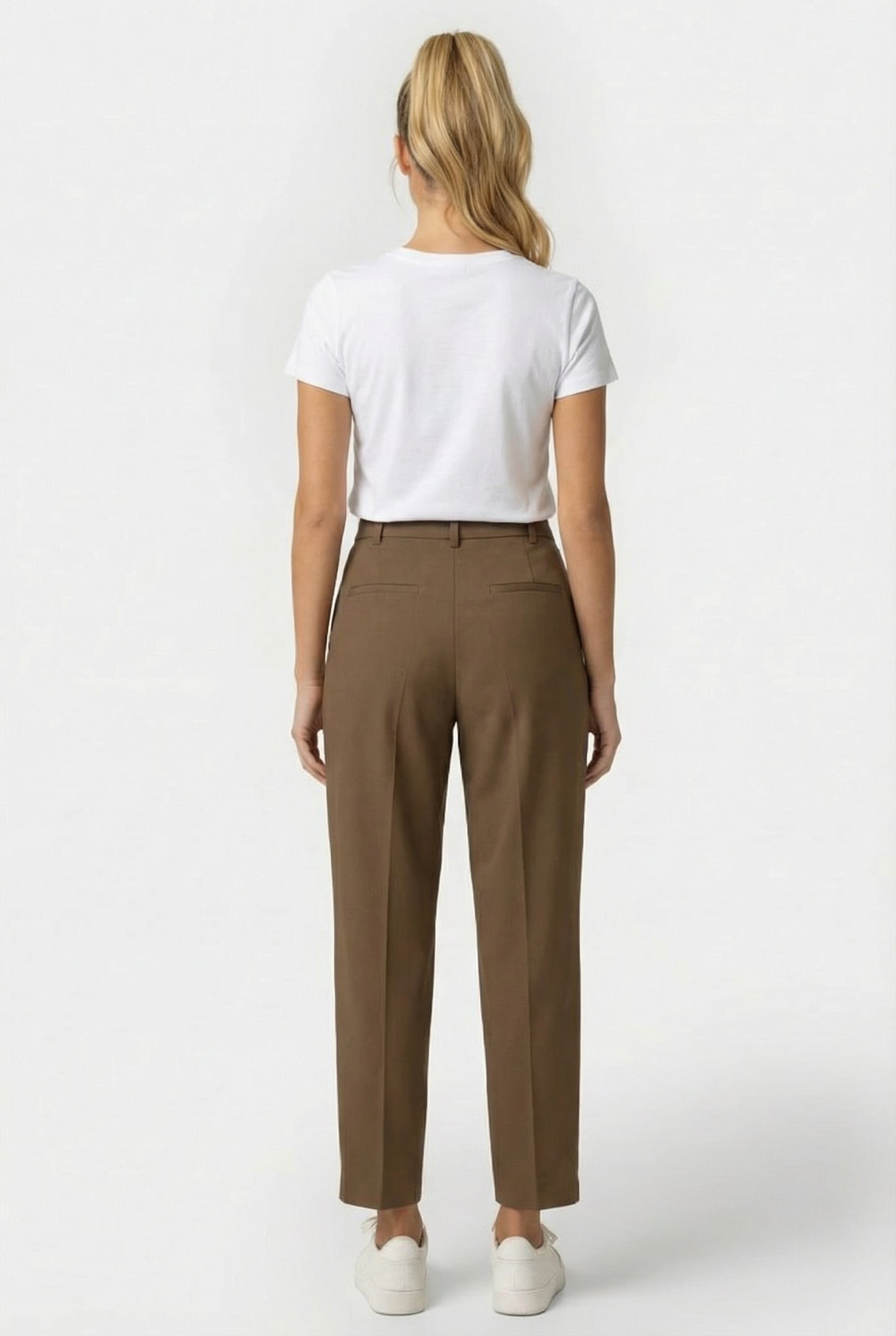 LAVERTI TROUSER DARK BEIGE 2
