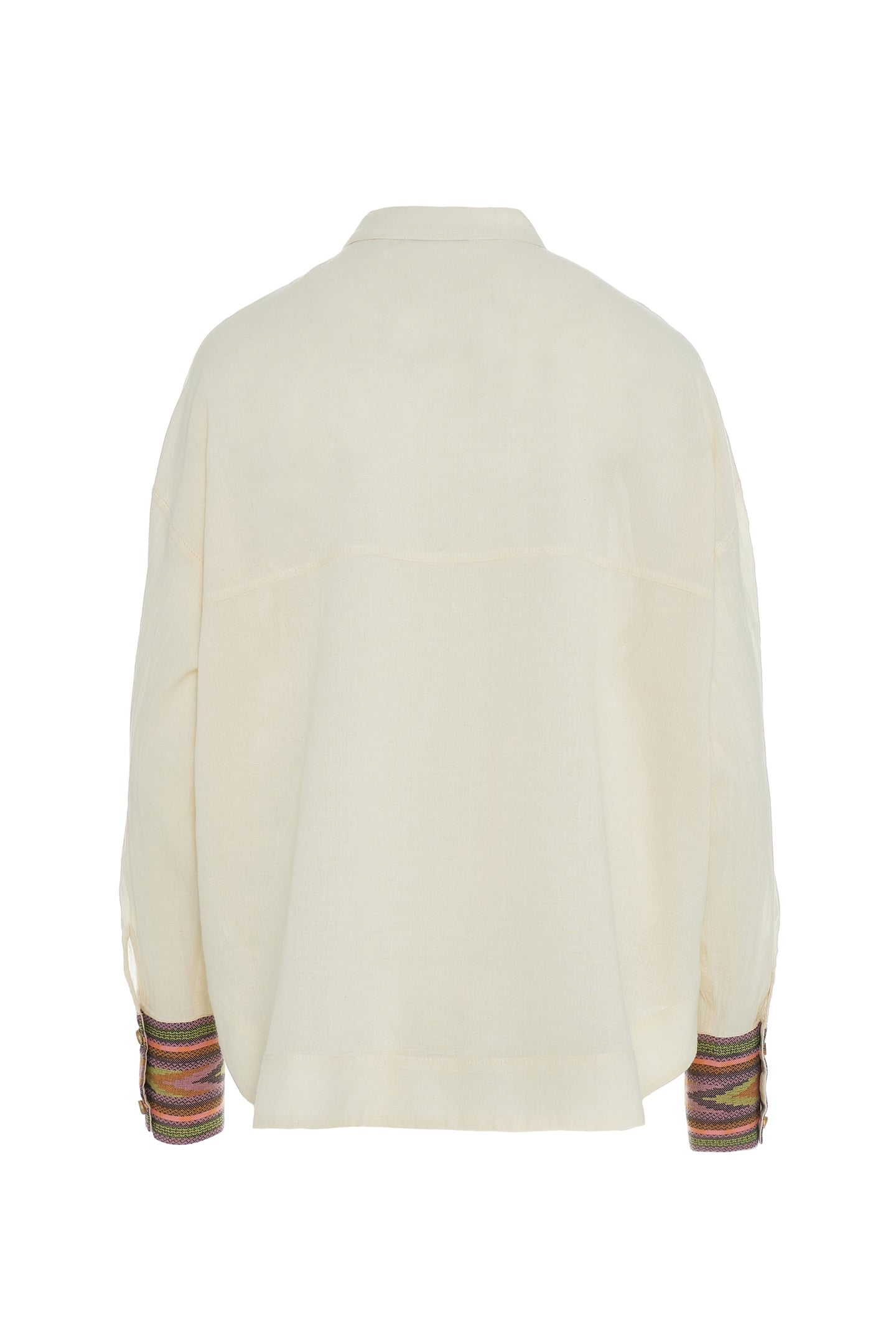 THEORY SHIRT JACQUARD PINK GREEN 4